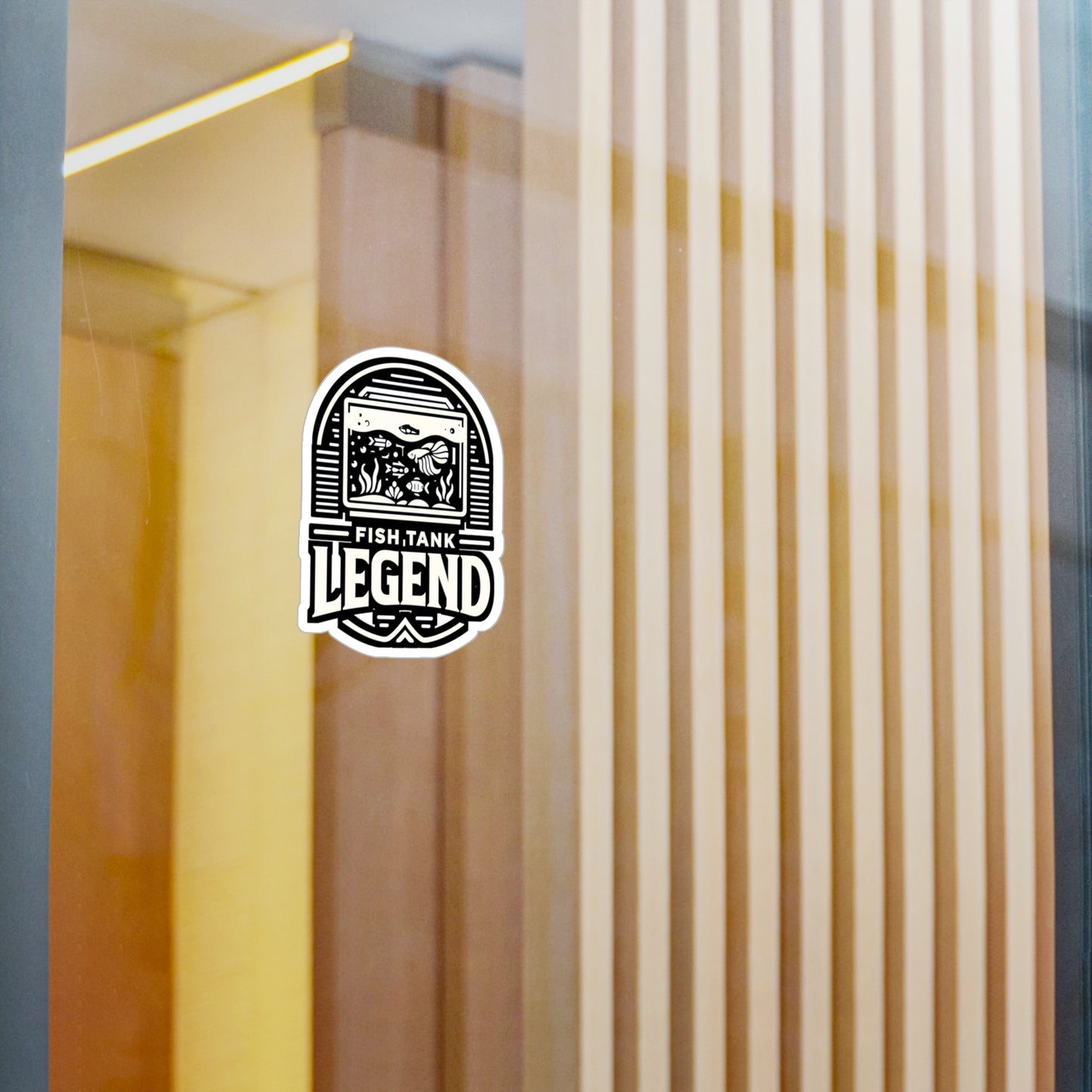 Fish Tank Legend - Aquarist Sticker for Laptop Sticker. Water Bottle Sticker, Vinyl Aquarium Decal - Aquarist Gift