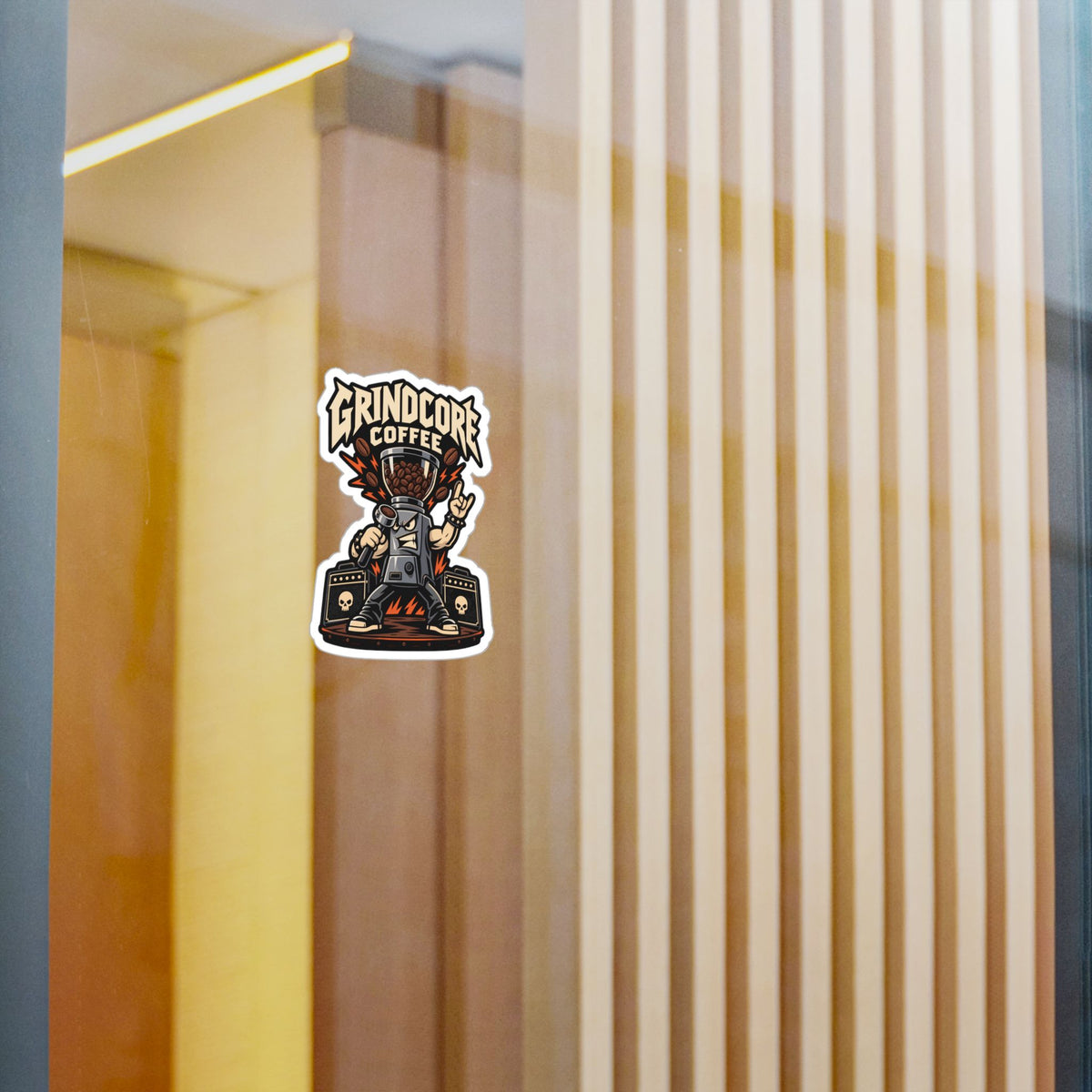 Espresso Sticker - GrindCore Coffee Decals for Your Grinder and Digital Scale