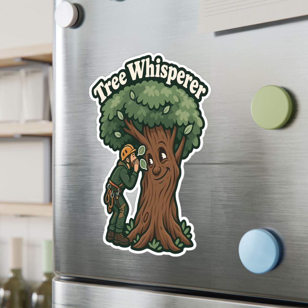 Tree Sticker - Tree Whisperer Design for the Outdoor Worker and Branch Manager, Laptop and Water Bottle Decals