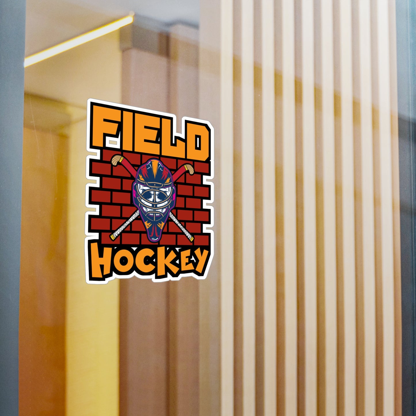 Field Hockey - Field hockey Sticker for Laptop Sticker. Water Bottle Sticker, Vinyl Hockey Decal - Field hockey Gift