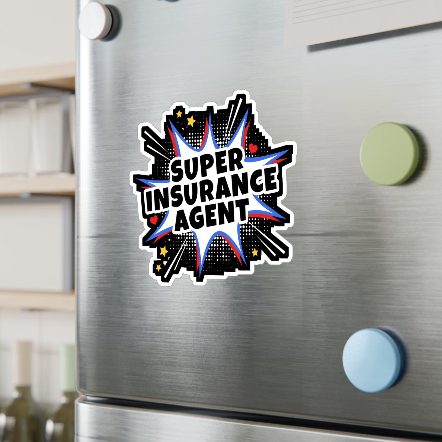 Super Insurance Agent | Insurance-agent Sticker | Policy Decals | Premium Laptop Sticker | Insurance-agent Gift | Policy Gift