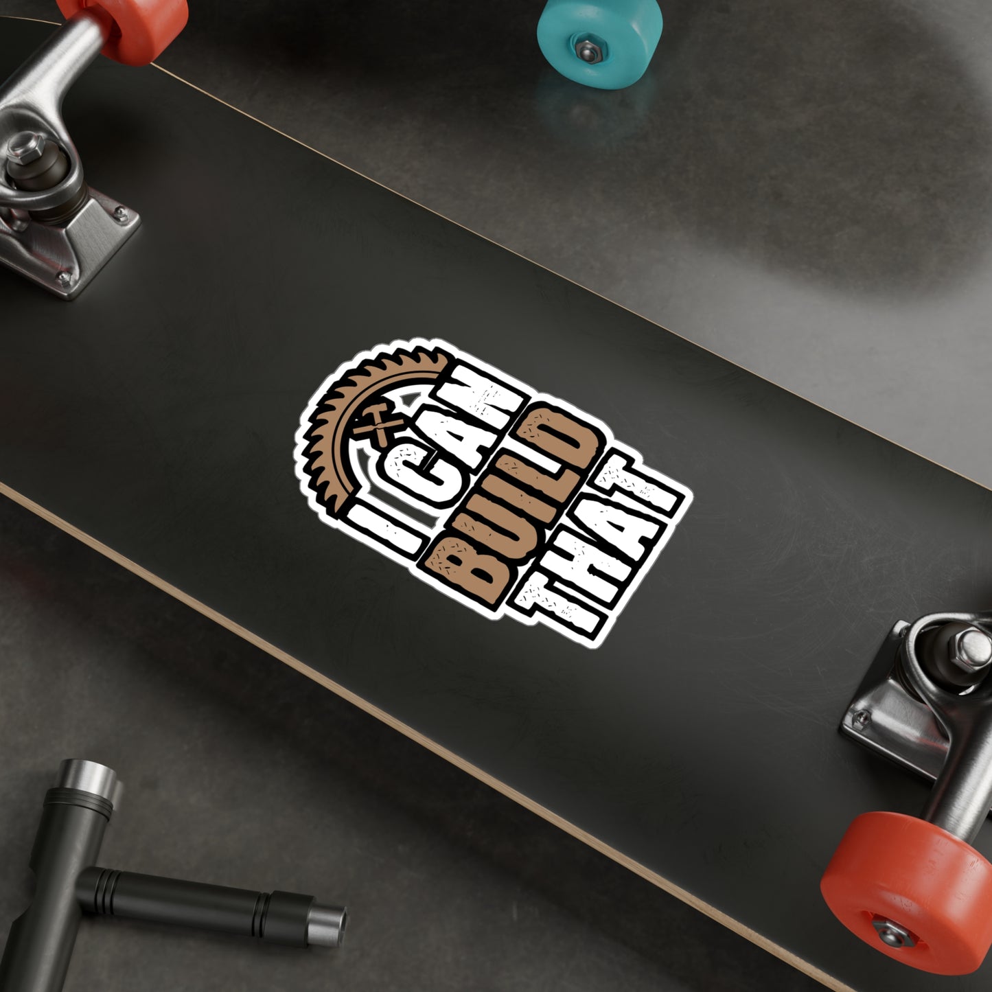 I Can Build That - Carpenter Sticker for Laptop Sticker. Water Bottle Sticker, Vinyl Woodworker Decal - Carpenter Gift