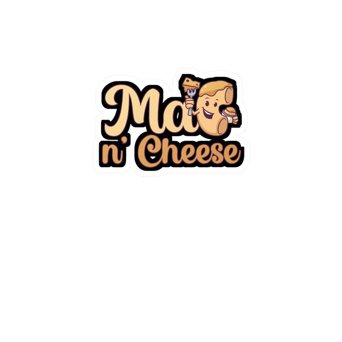 Mac n Cheese - Mac n cheese Sticker for Wall, Laptop, Window, Truck, Car Mac n cheese Gift Vinyl Mac & cheese Decal Sticker