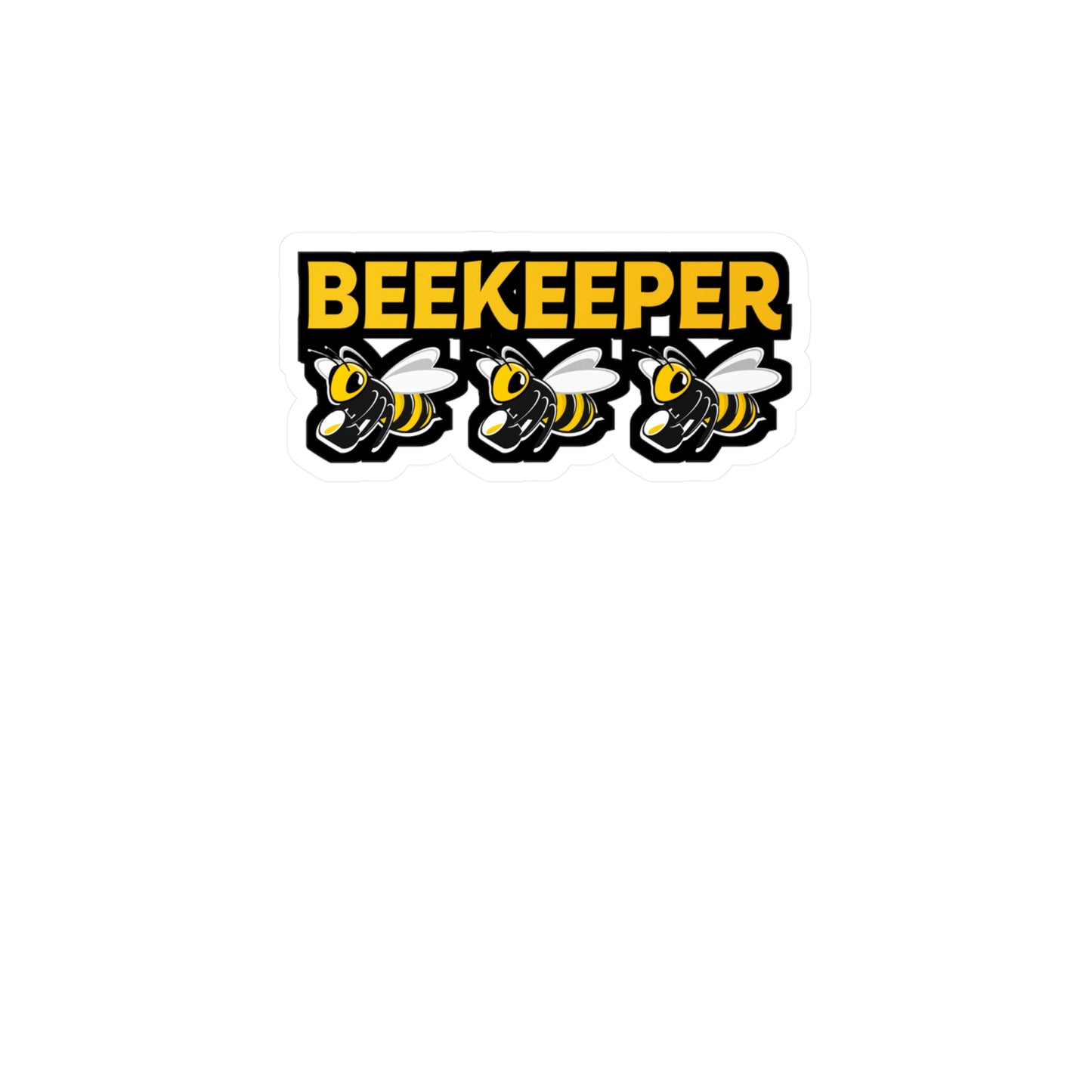 Beekeeper - Beekeeping Sticker for Car Window Laptop Sticker. Water Bottle Sticker, Vinyl Brood Decal, Farmer Sticker - Beekeeping Gift