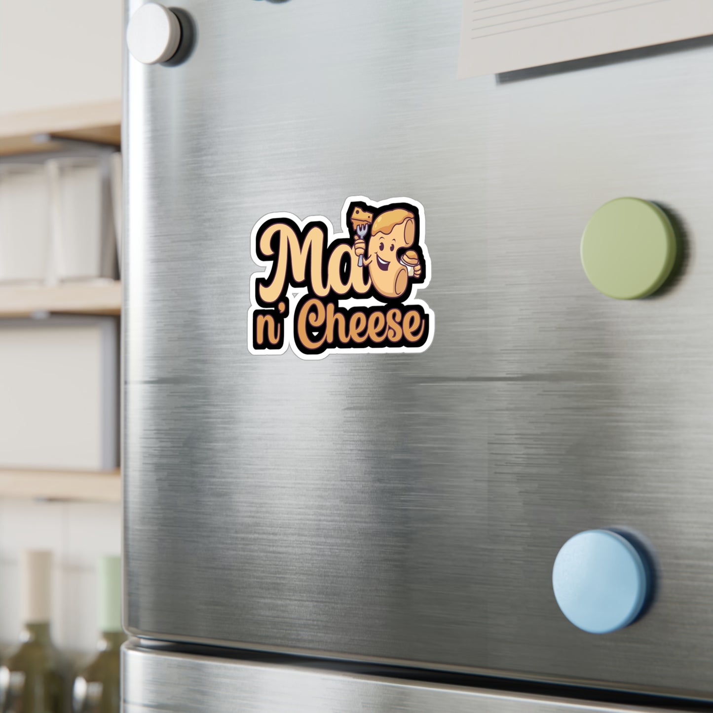 Mac n Cheese - Mac n cheese Sticker for Wall, Laptop, Window, Truck, Car Mac n cheese Gift Vinyl Mac & cheese Decal Sticker