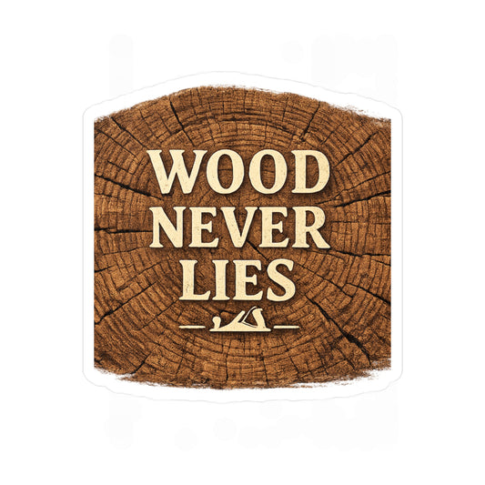 Carpenter Sticker Wood Never Lies Woodworker Woodworking Decals Waterproof Vinyl for Laptop Water Bottle
