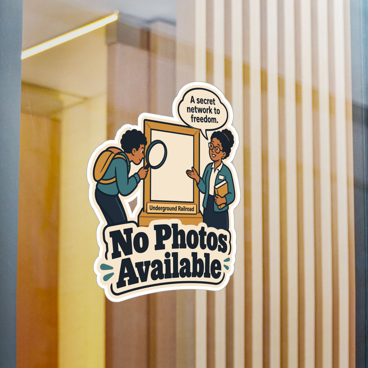 Librarian Sticker - No Photos Available Design, Fabulous Magical Unicorn Decals for Laptop and Water Bottle