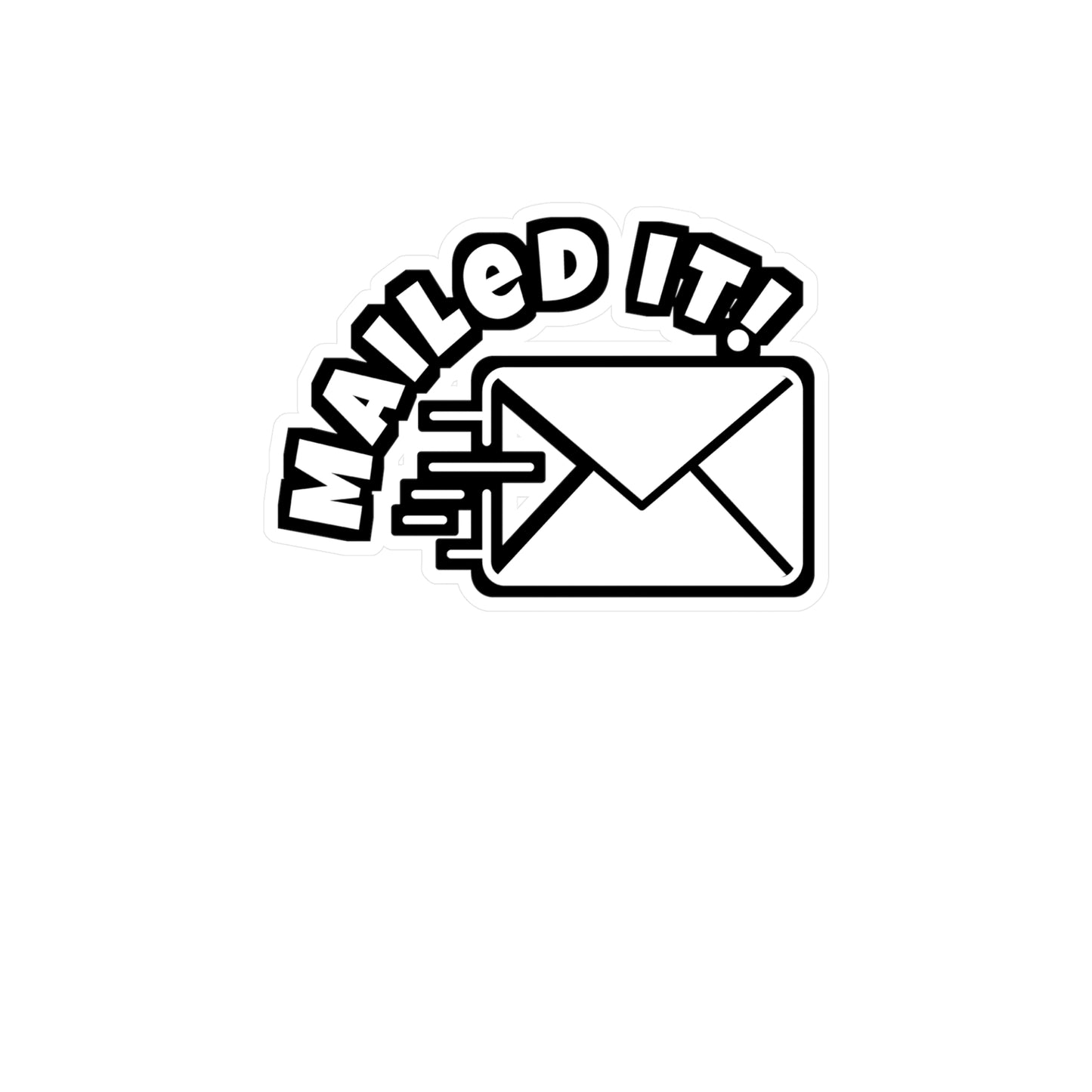 Mailed It | Postal worker Sticker | Funny postal worker Decals | Postman Laptop Sticker | Postal worker Gift | Funny postal worker Gift