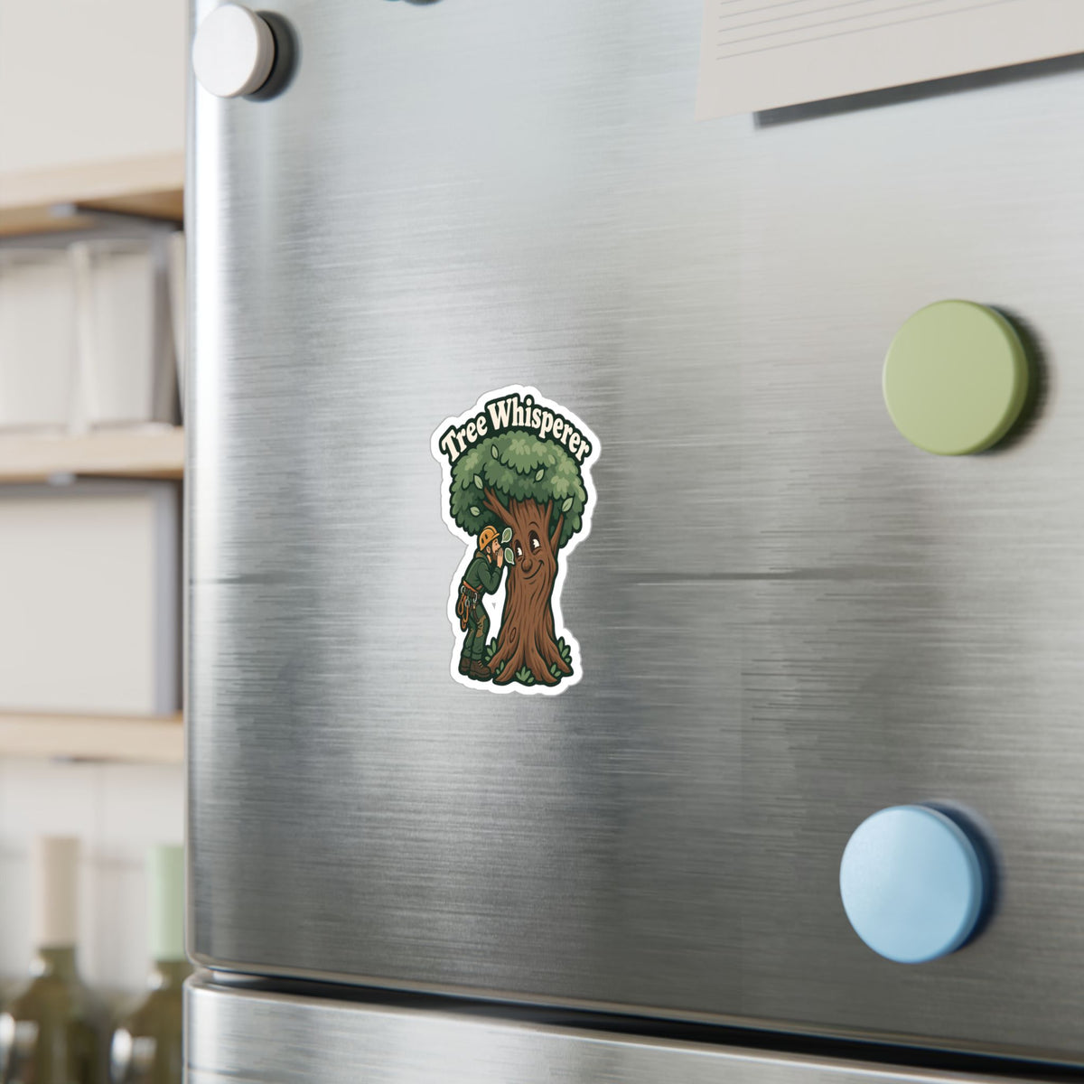 Tree Sticker - Tree Whisperer Design for the Outdoor Worker and Branch Manager, Laptop and Water Bottle Decals