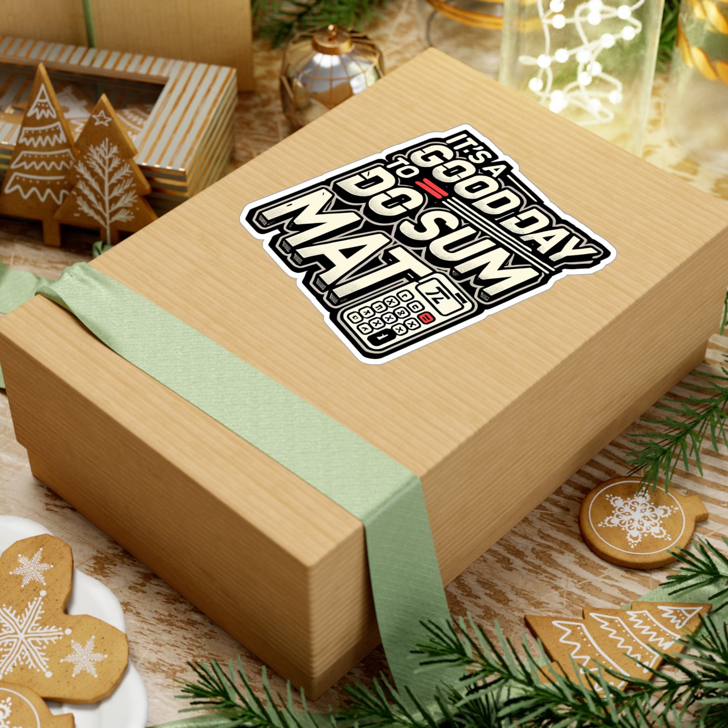 It’s A Good Day To Do Sum Math - Math teacher Sticker for Laptop Sticker. Water Bottle Sticker, Vinyl Calculus Decal - Math teacher Gift