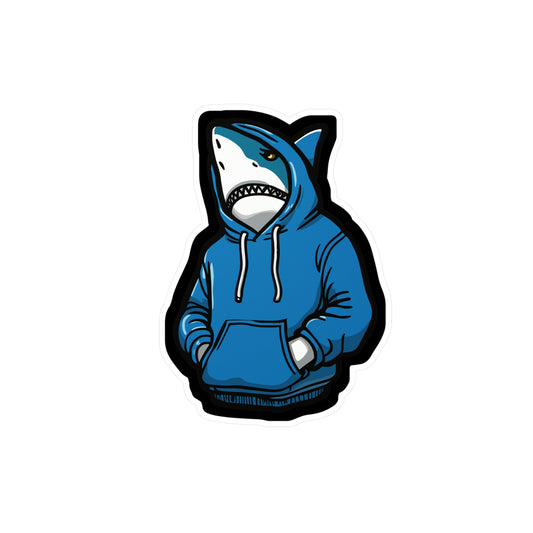 Cool Shark - Cool Sticker for Car Window Laptop Sticker. Water Bottle Sticker, Vinyl Shark Decal, Hoodie Sticker - Cool Gift