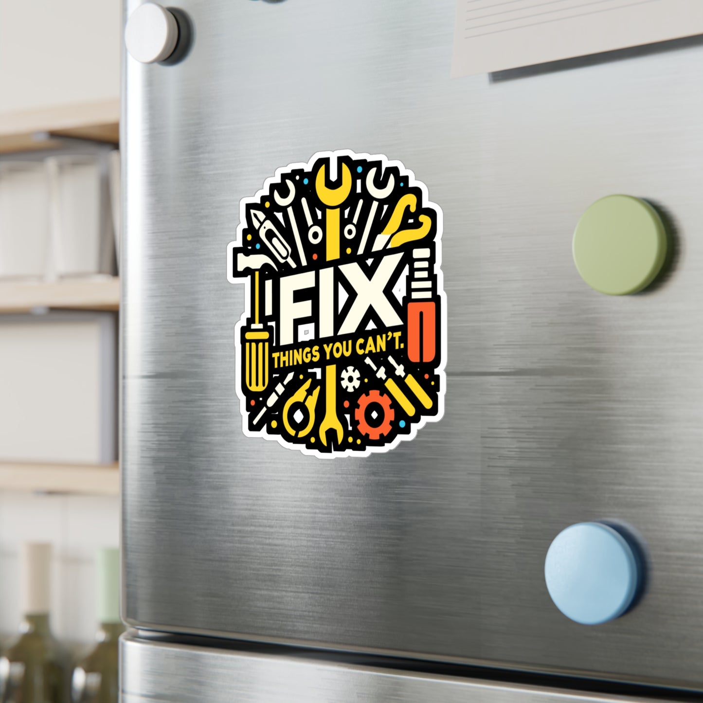 I fix things you can't  - Auto-mechanic Sticker for Laptop Sticker. Water Bottle Sticker, Vinyl Mechanic Decal - Auto-mechanic Gift