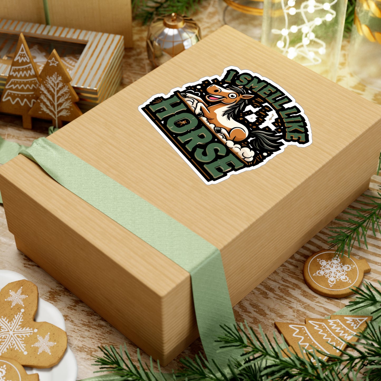 I Smell Like A Horse - Horse Sticker for Laptop Sticker. Water Bottle Sticker, Vinyl Equestrian Decal - Horse Gift