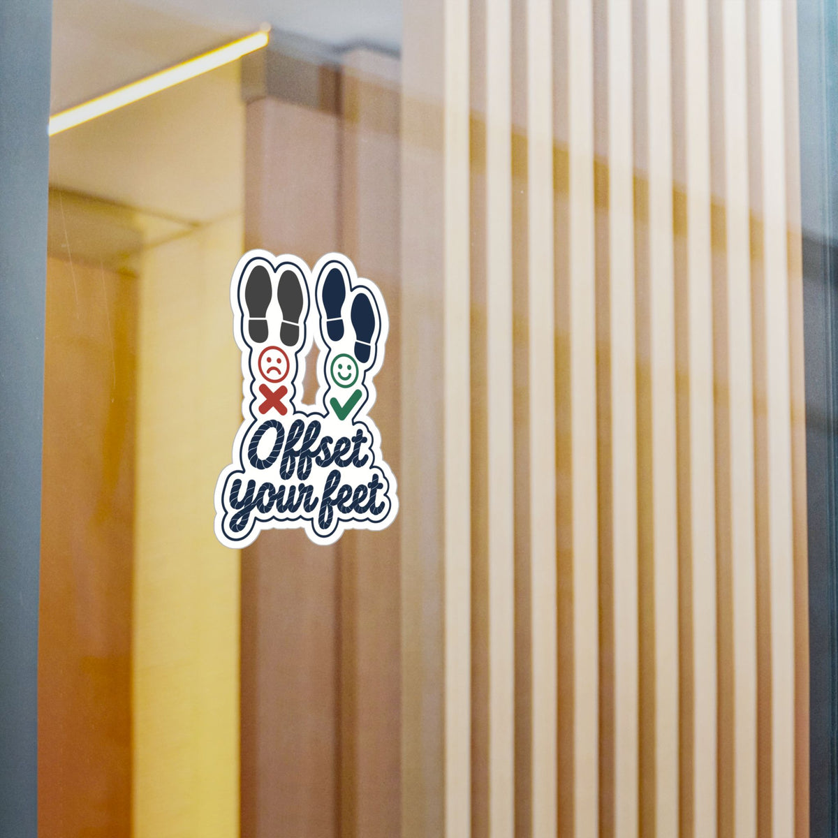 Line Dance Sticker – Offset Your Feet Design for Country-Life Fans, Western Dancer Decals for Laptop or Water Bottle