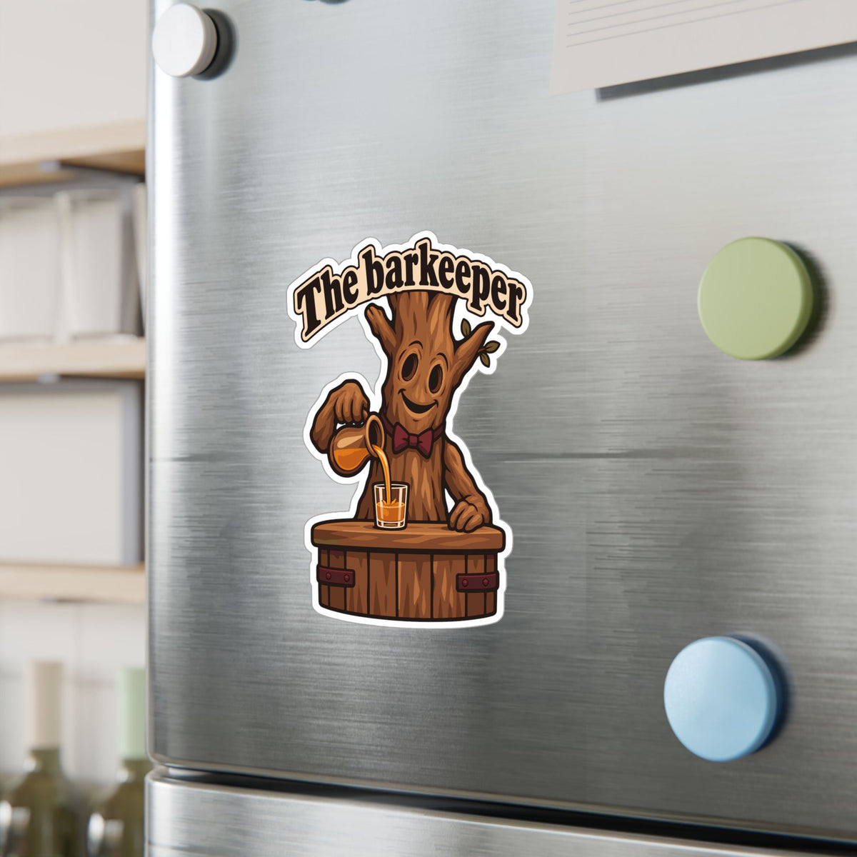 Tree Sticker The Barkeeper – Funny Branch Manager Design for a Tree Worker, Laptop and Water Bottle Decals