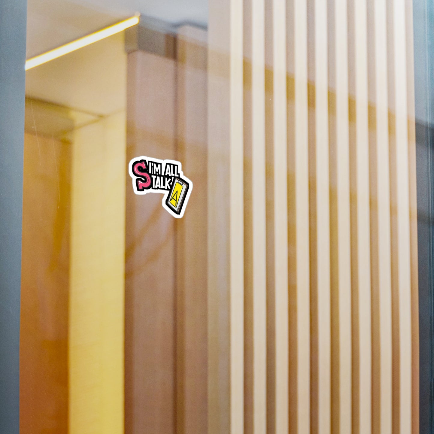 I'm All Talk - Speech-pathology Sticker for Laptop Sticker. Water Bottle Sticker, Vinyl Phoneme Decal - Speech-pathology Gift