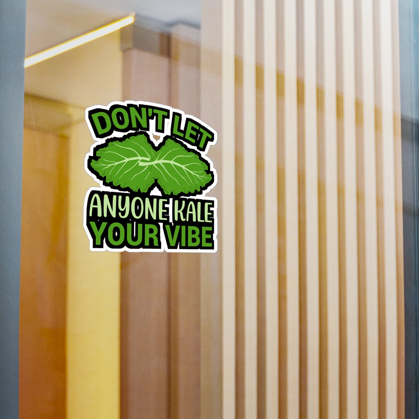 Don t let anyone kale your vibe - Plant-based Sticker for Laptop Sticker. Water Bottle Sticker, Vinyl Vegan Decal - Plant-based Gift