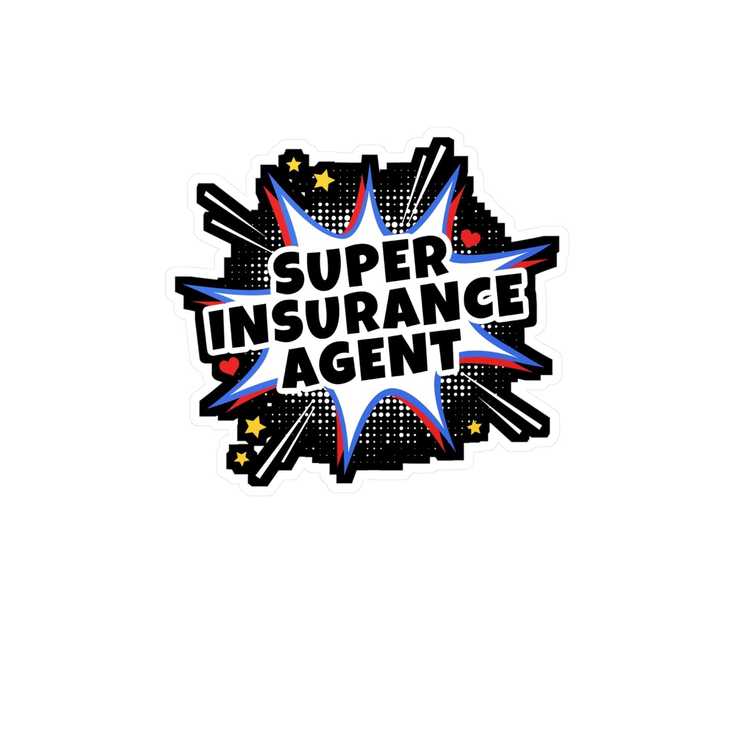 Super Insurance Agent | Insurance-agent Sticker | Policy Decals | Premium Laptop Sticker | Insurance-agent Gift | Policy Gift