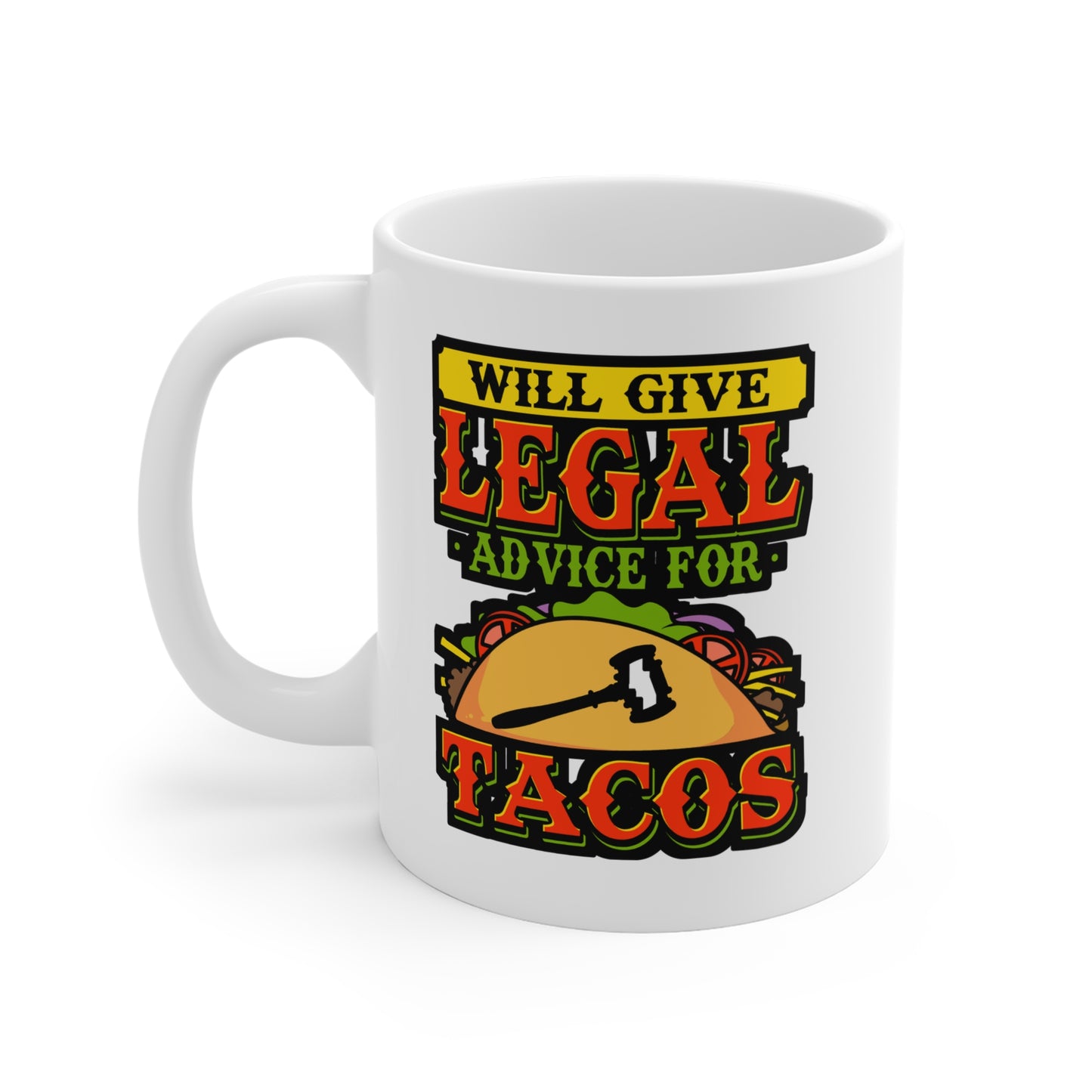 Will Give Legal Advice Lawyer - Lawyer Mug for Coffee 11oz. Lawyer Cup, White ceramic, Attorney Mug, Appeal Tea Cup - Lawyer Gift