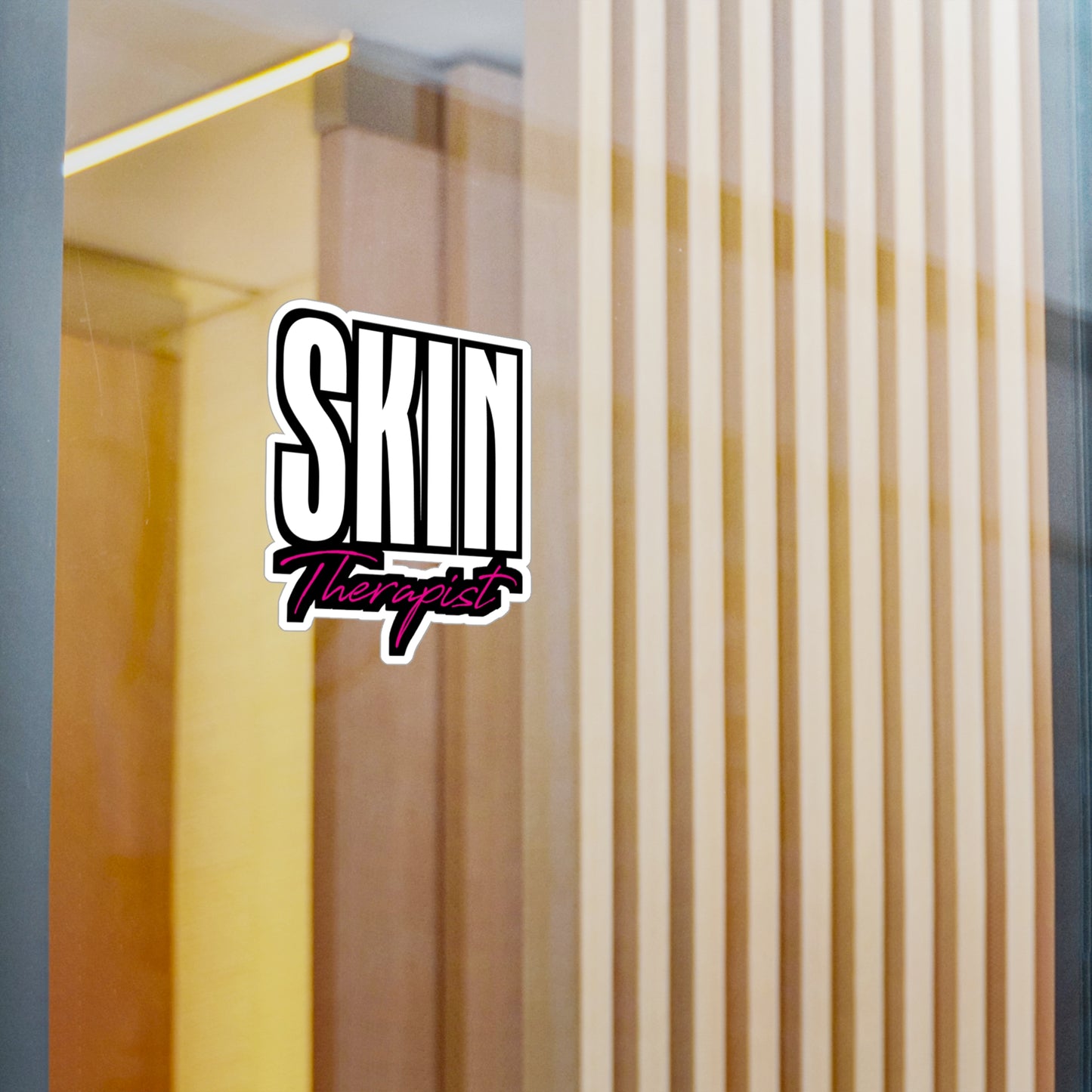 Skin Therapist - Makeup-artist Sticker for Laptop Sticker. Water Bottle Sticker, Vinyl Lashes Decal - Makeup-artist Gift