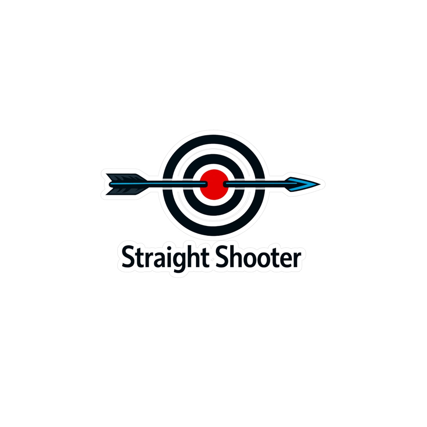 Archery Sticker Straight Shooter Archer Hunting Shoot Design Waterproof Vinyl decals for Laptop Water Bottle