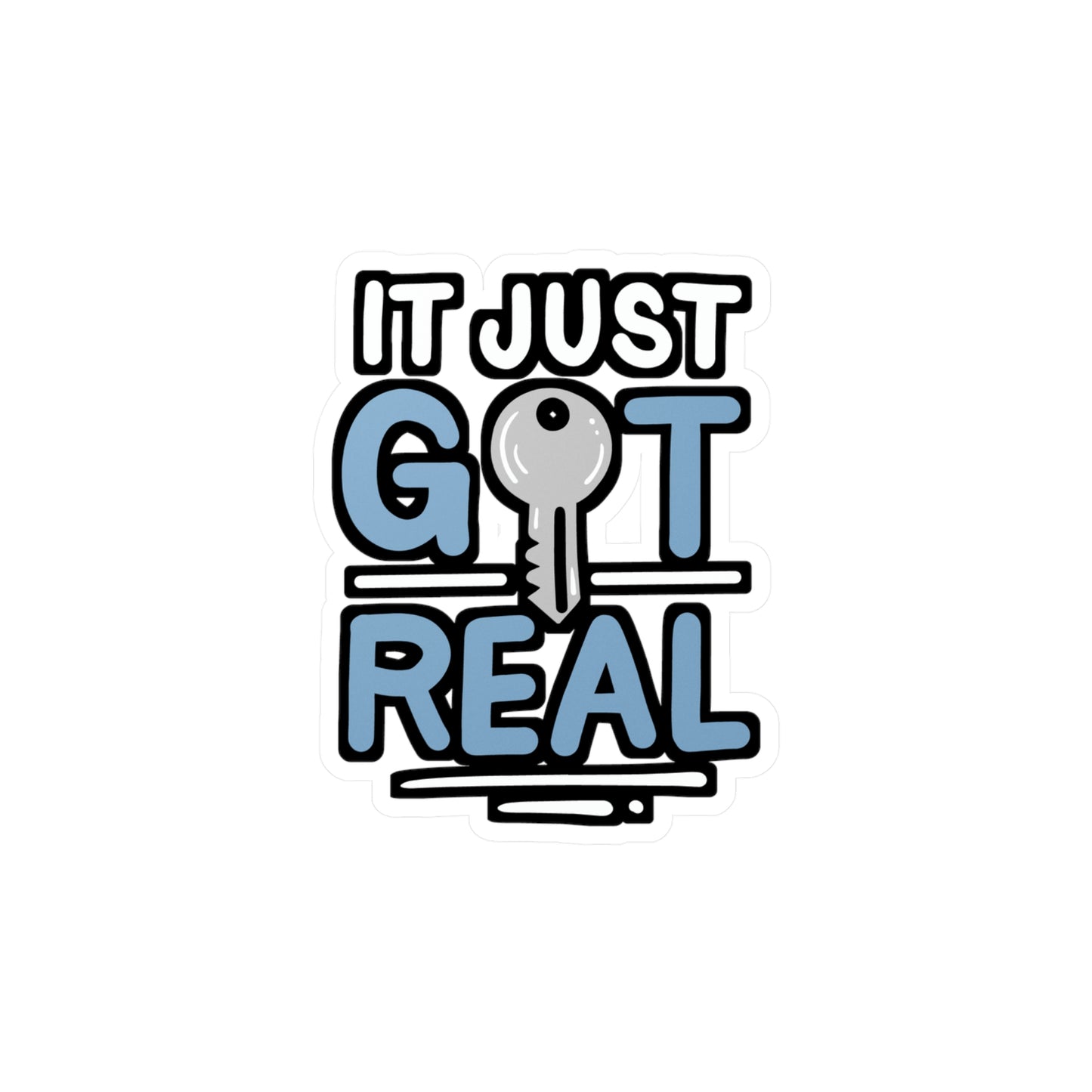 It Just Got Real - Homeowner Sticker for Wall Car Window Laptop Sticker. Water Bottle Sticker, Vinyl Home Decal, Owner Sticker - Homeowner Gift