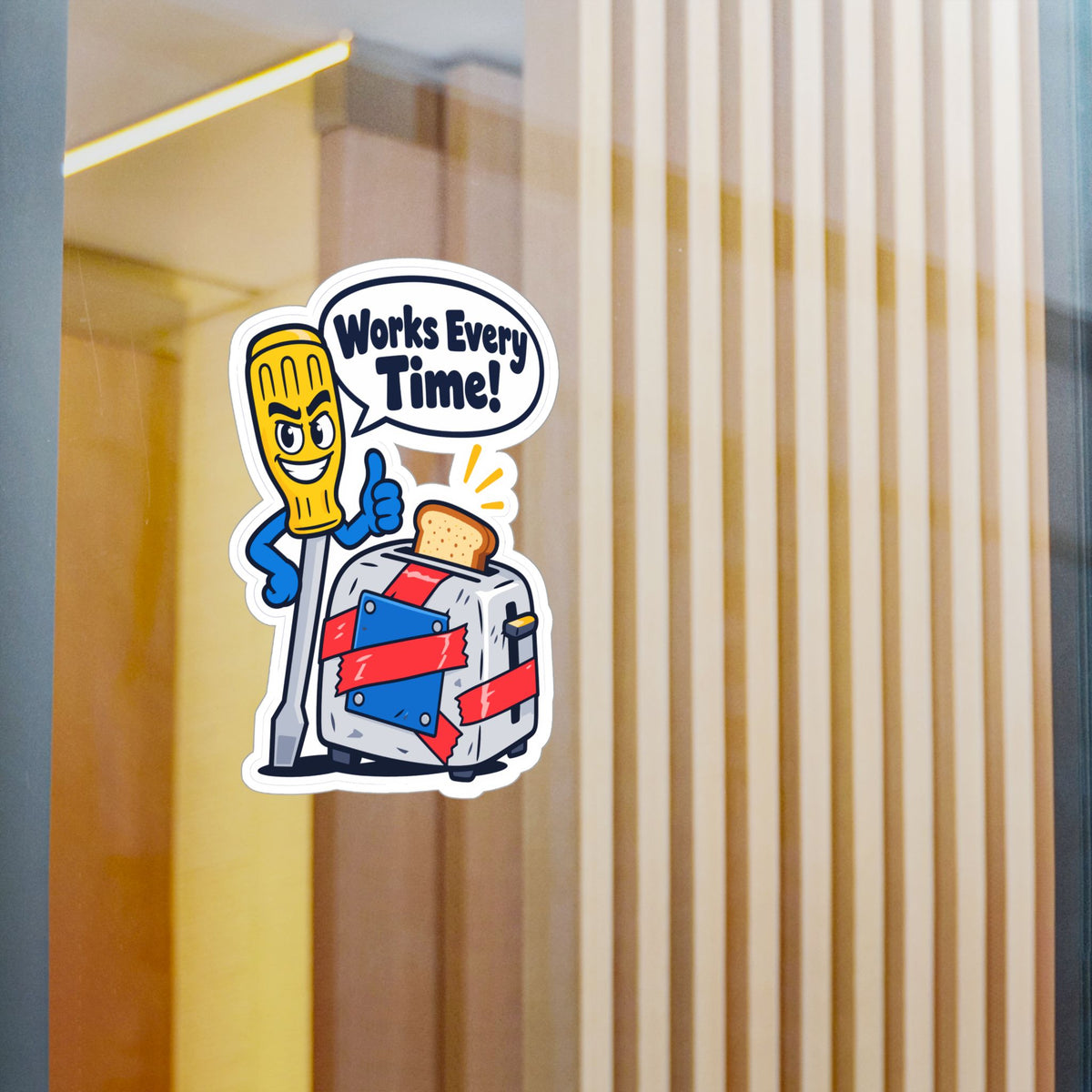 Upcycling Sticker – Works Every Time! Recycling Art Decals for Laptop and Water Bottle, Celebrating Sustainability