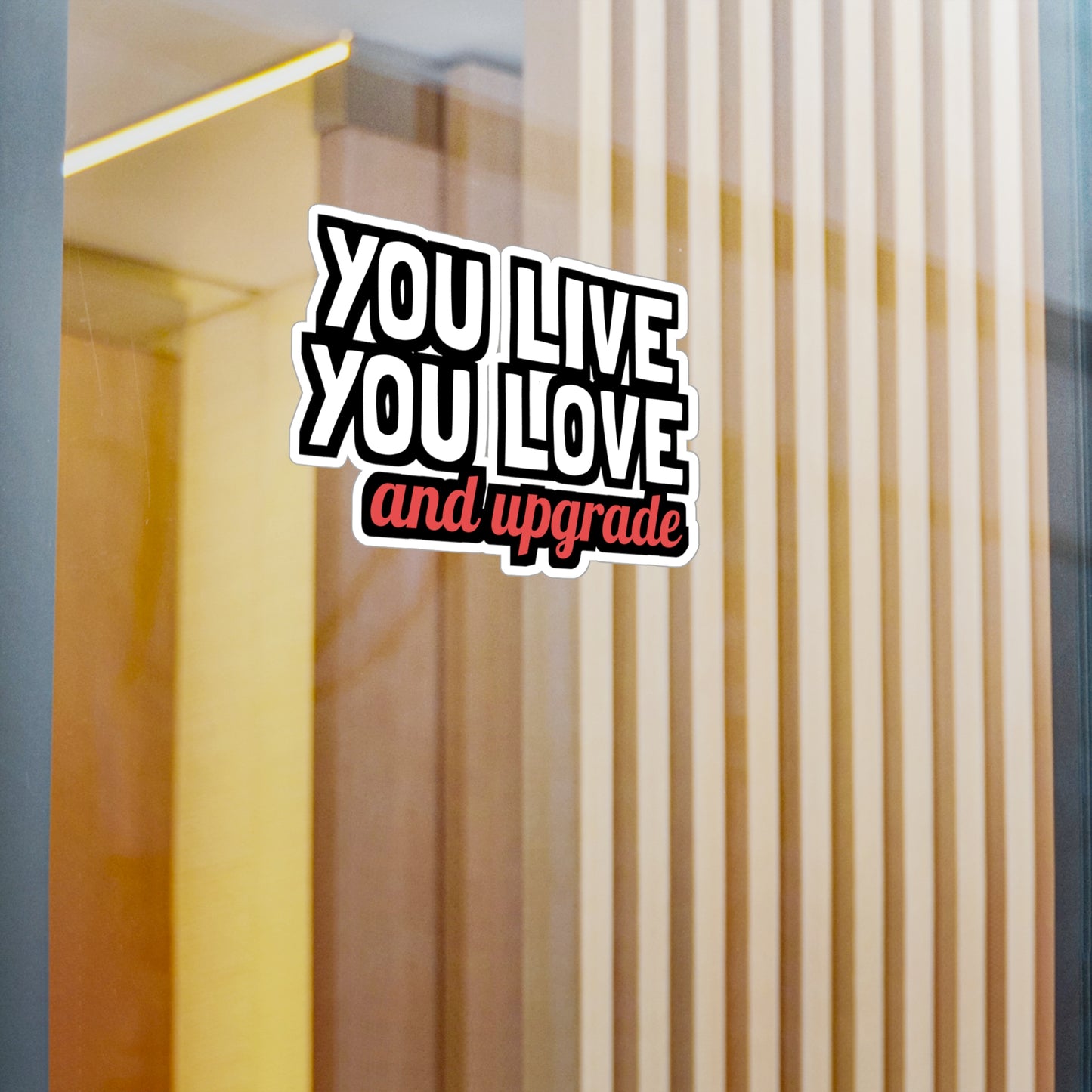 You Live You Learn and You Upgrade | Divorce Sticker | Separation Decals | Alimony Laptop Sticker | Divorce Gift