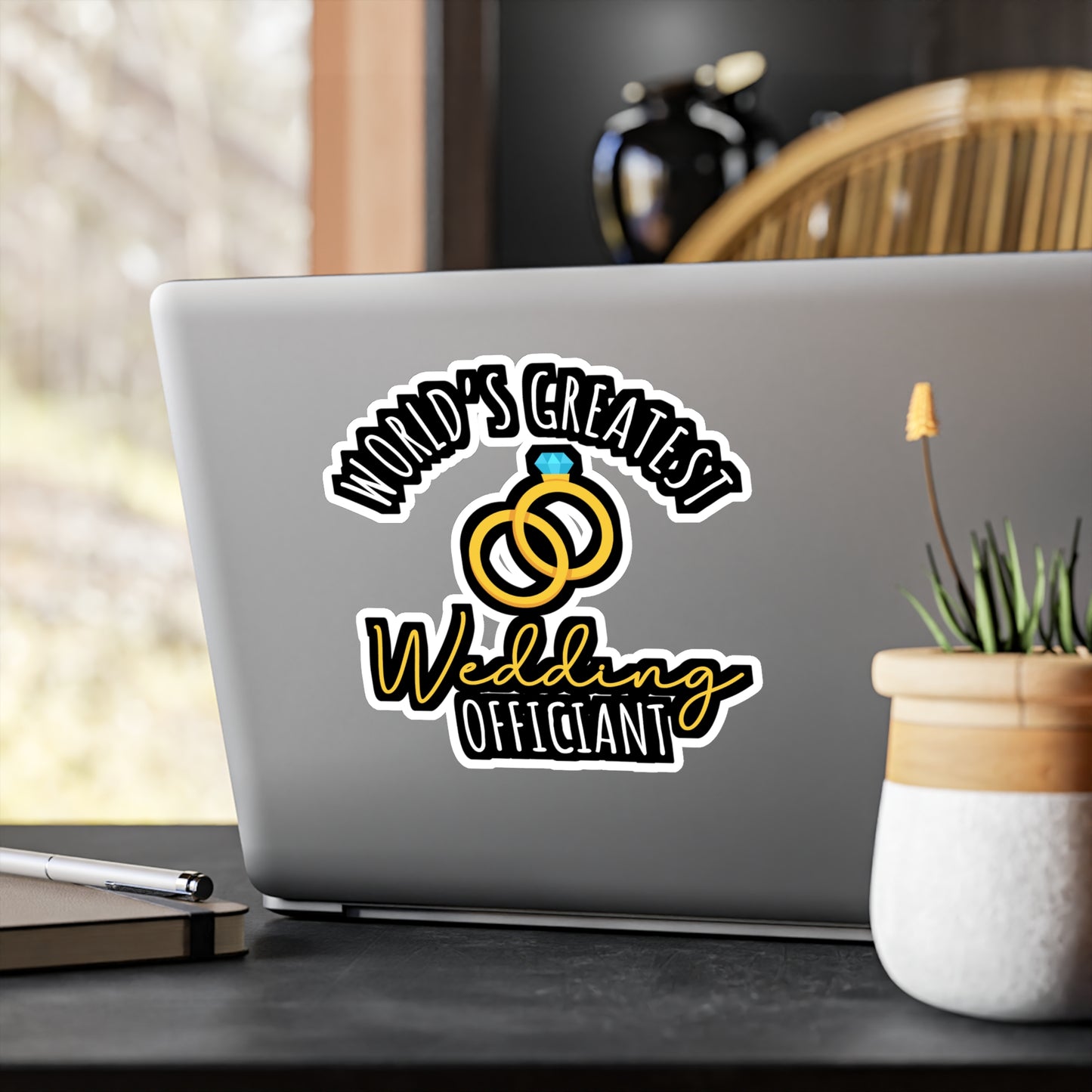 World's Greatest Wedding Officiant | Wedding-officiant Sticker | Online Decals | Wedding-officiant Gift