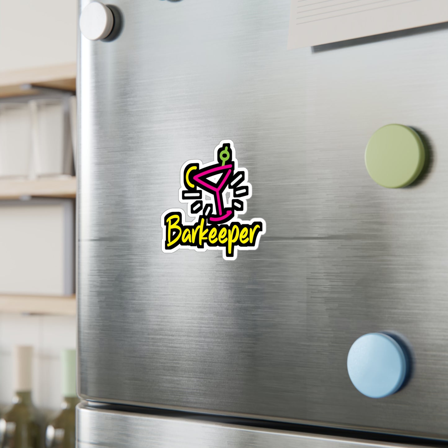 Mixology Mixologist Barkeeper - Bartender Sticker for Laptop Sticker. Water Bottle Sticker, Vinyl Tip Decal - Bartender Gift