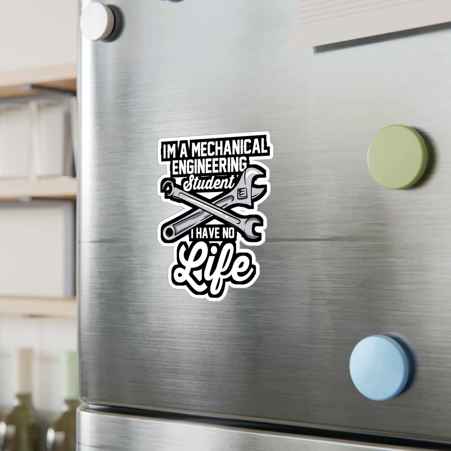 Mechanical Engineering Student - Mechanical-engineer Sticker for Laptop Sticker. Water Bottle Sticker, Vinyl Gaming Decal - Mechanical-engineer Gift