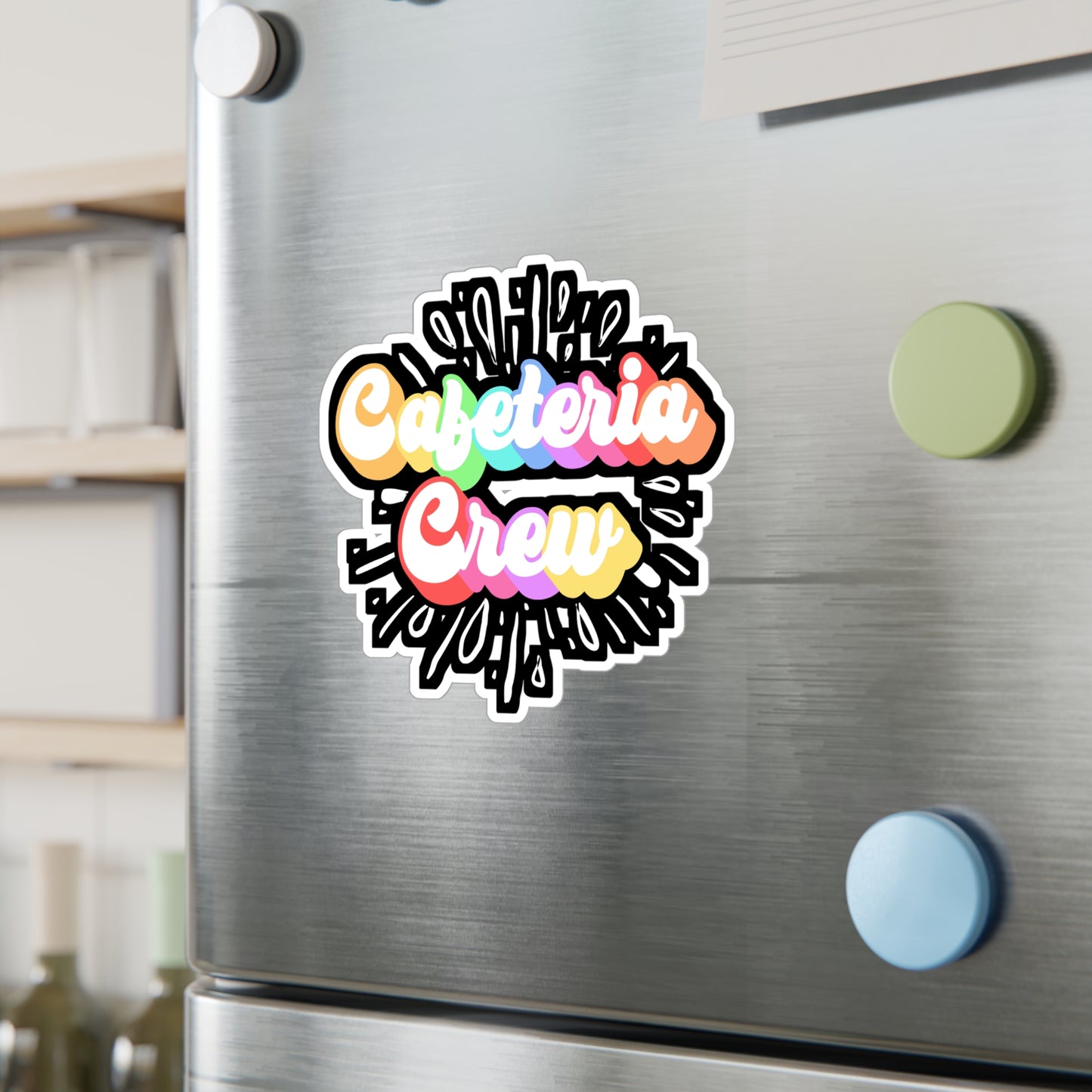 Cafeteria Crew | Lunch lady Sticker | Lunch Decals | School Laptop Sticker | Lunch lady Gift | Lunch Gift