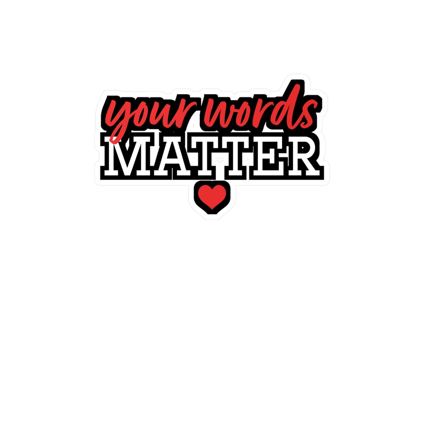 Your Words Matter | Speech-pathology Sticker | Phoneme Decals | Speech-therapist Laptop Sticker | Speech-pathology Gift | Phoneme Gift