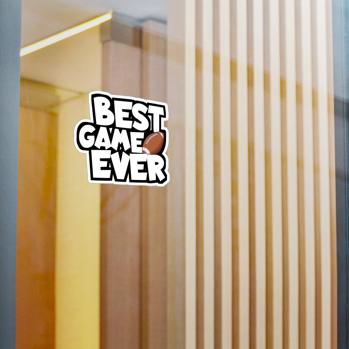 Best game ever - Rugby Sticker for Wall, Laptop, Window, Truck, Car Rugby Gift Vinyl Football Decal Sticker