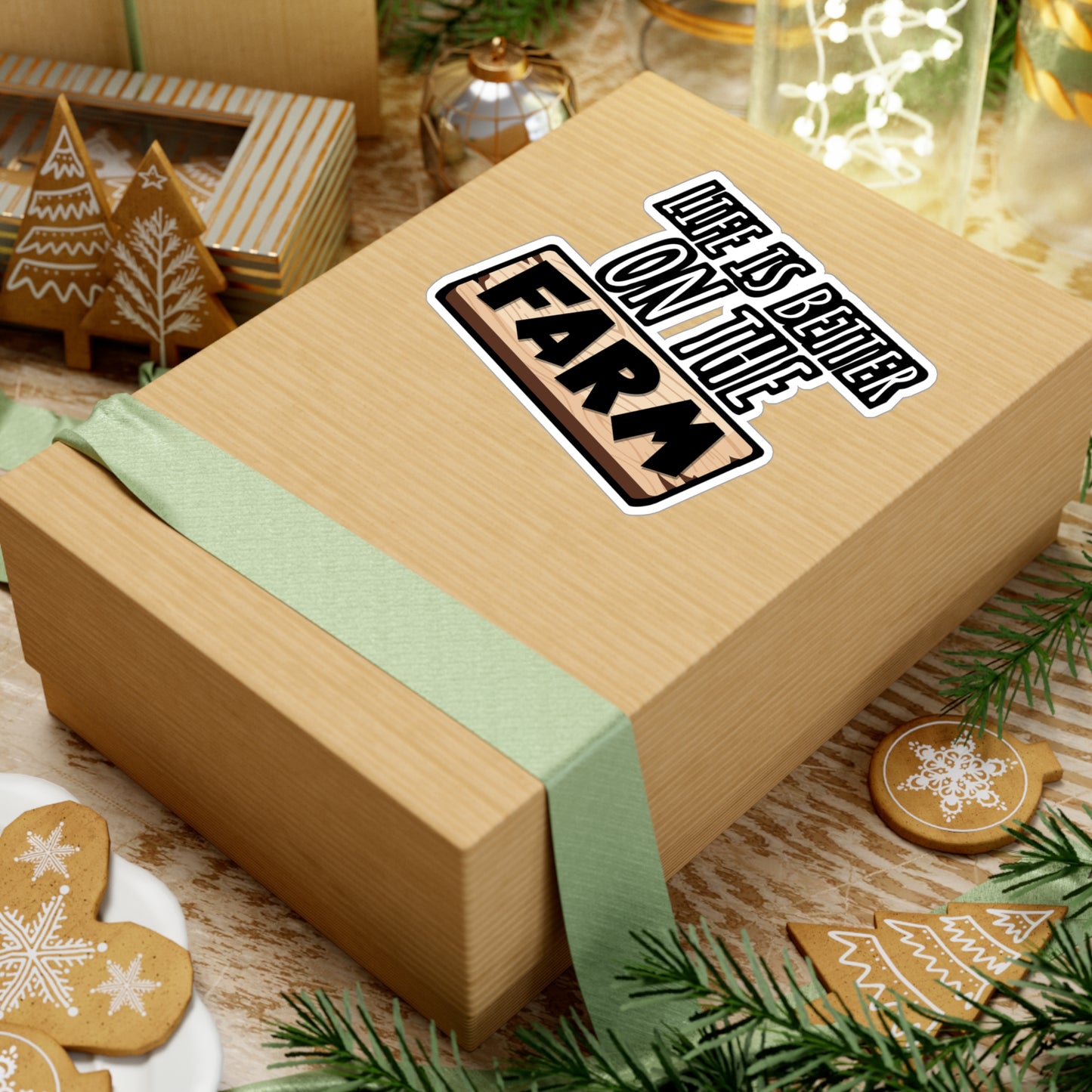 Life Is Better on the Farm | Farmer Sticker | Tractor Decals | Livestock Laptop Sticker | Farmer Gift | Tractor Gift