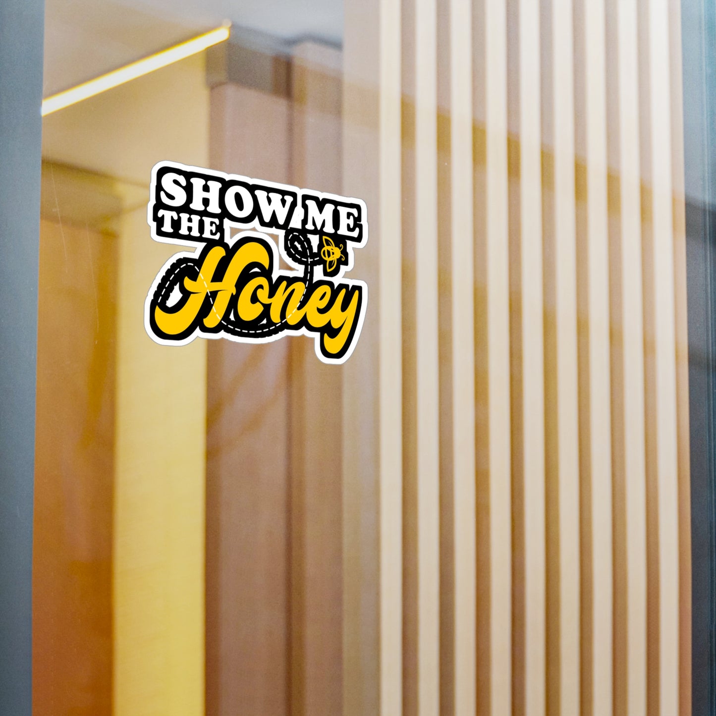 Show Me The Honey | Honeybee Sticker | Queen Decals | Crown Laptop Sticker | Honeybee Gift | Queen Gift