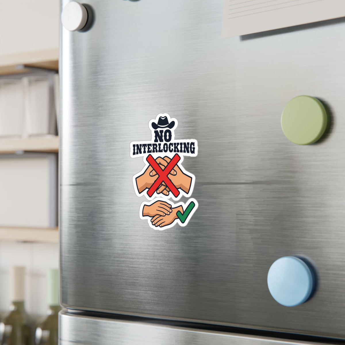 Line Dance Sticker – "No Interlocking" Western Decals for Dancers Who Love Country Life, Laptop & Water Bottle