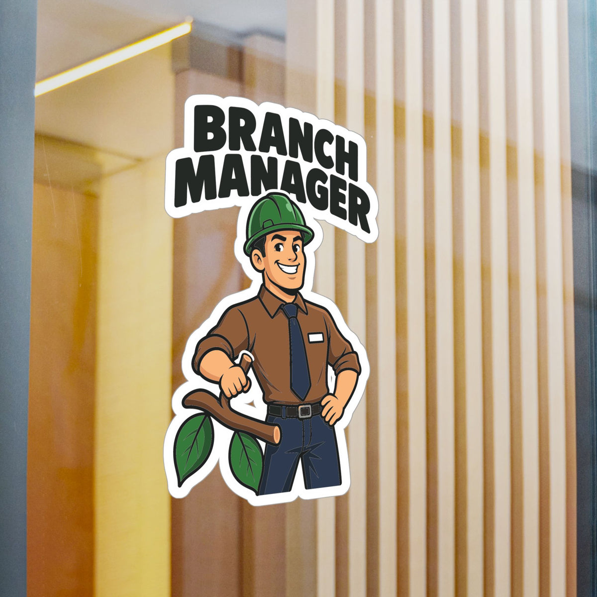 Tree Sticker - Branch Manager Design for Tree Workers, Laptop and Water Bottle Decals