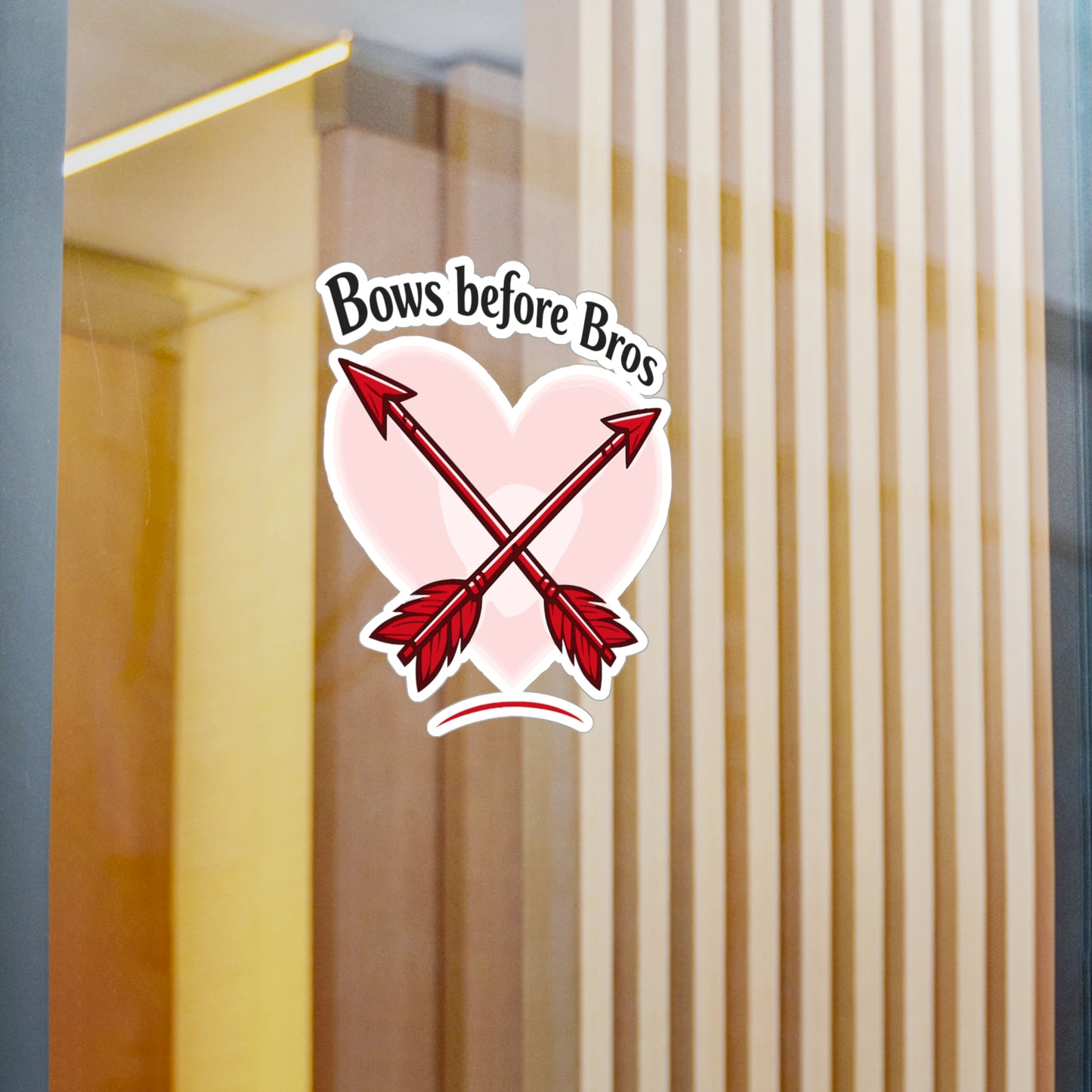 Archery Sticker Bows before Bros Funny Archer Hunting Shoot Design, Waterproof Vinyl Decals for Laptop Water Bottle