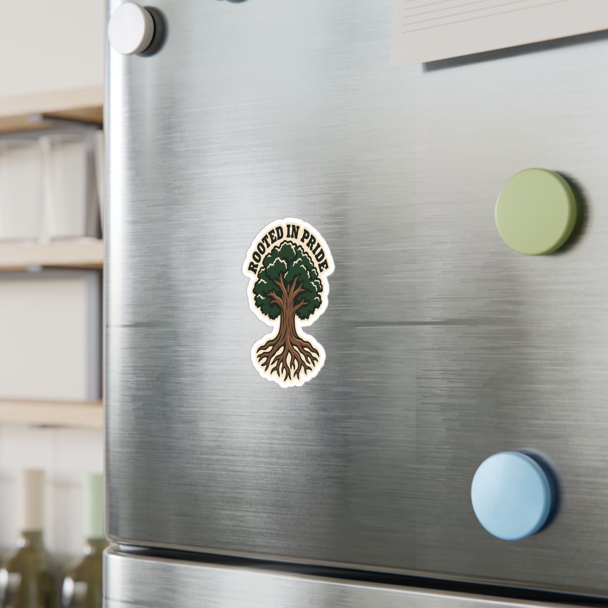 Tree Sticker - Rooted in Pride Design, Tree Worker and Branch Manager Decals for Laptop or Water Bottle