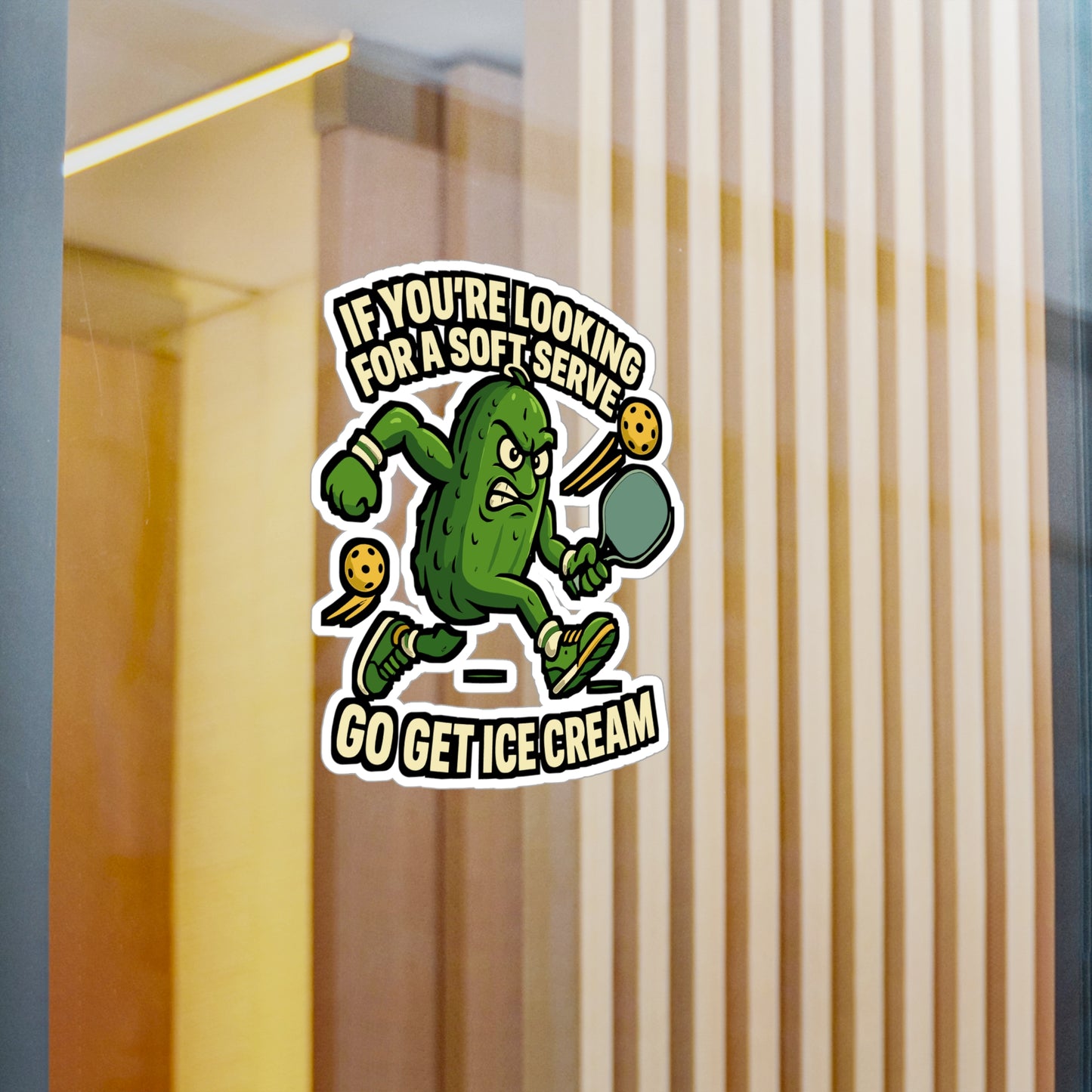 Pickleball Sticker - Why I Lose At Pickleball Vinyl Decals, Competition & Teamwork Gift for Laptop or Water Bottle, Fun Scoreboard Design, Waterproof