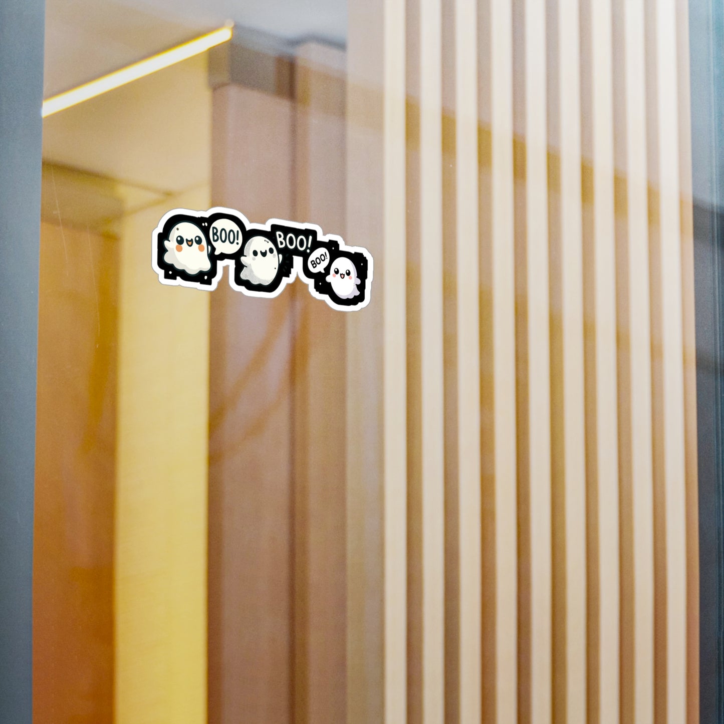 Halloween Costume Ghosts Boo - Halloween Sticker for Laptop Sticker. Water Bottle Sticker, Vinyl Ghost Decal - Halloween Gift