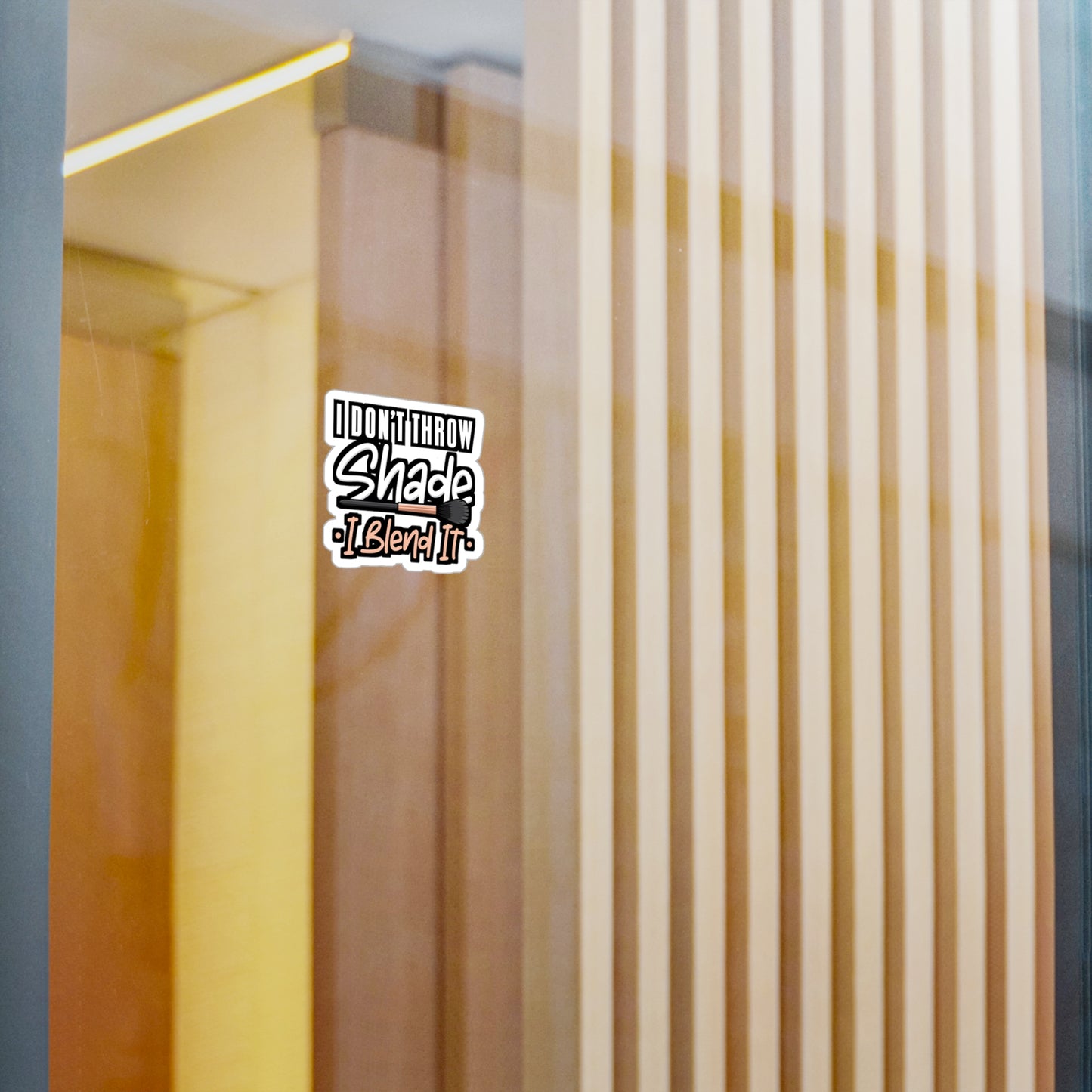 I Don’t Throw Shade - Esthetician Sticker for Laptop Sticker. Water Bottle Sticker, Vinyl Dermatologist Decal - Esthetician Gift