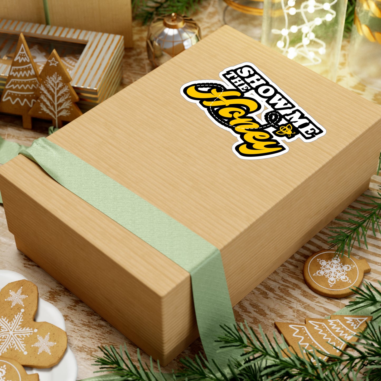 Show Me The Honey | Honeybee Sticker | Queen Decals | Crown Laptop Sticker | Honeybee Gift | Queen Gift