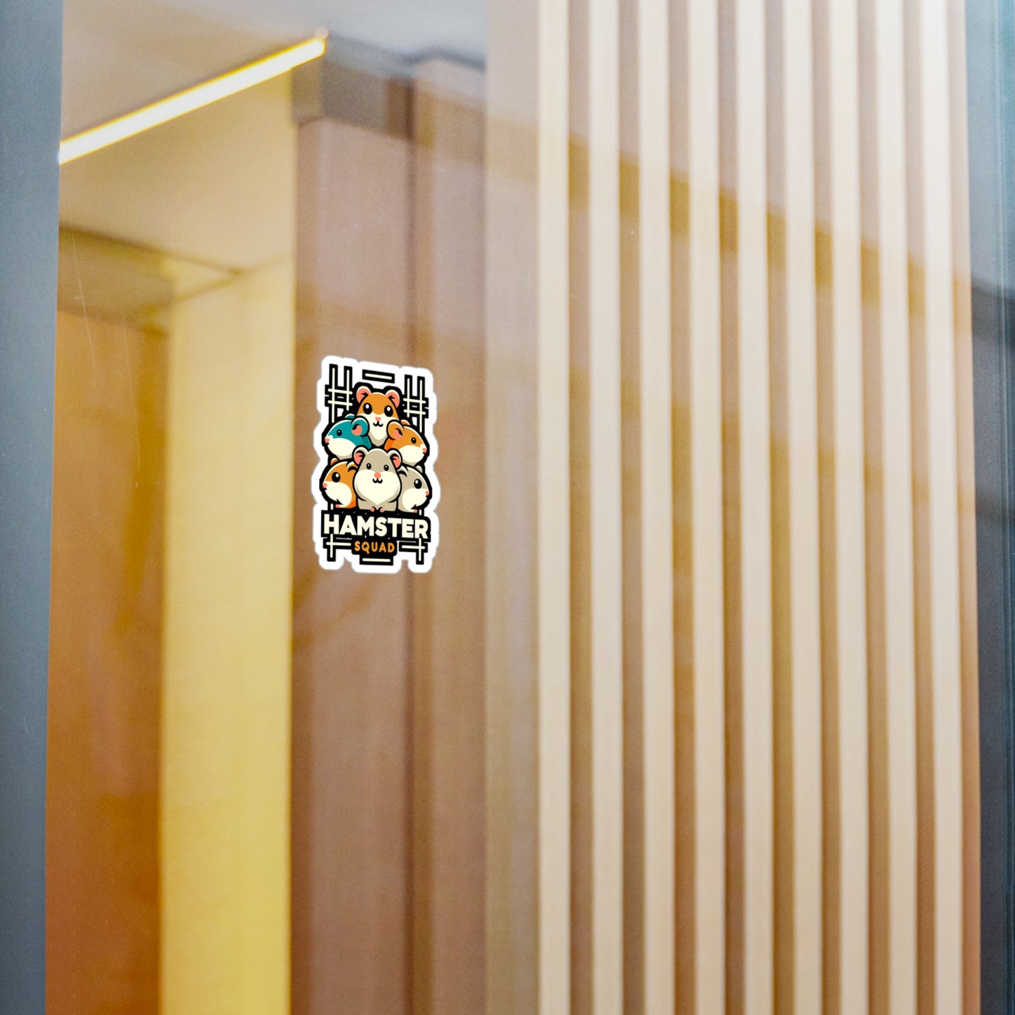 Hamster Squad - Hamster Sticker for Car Window Laptop Sticker. Water Bottle Sticker, Vinyl Guinea pig Decal, Hamster Sticker - Hamster Gift