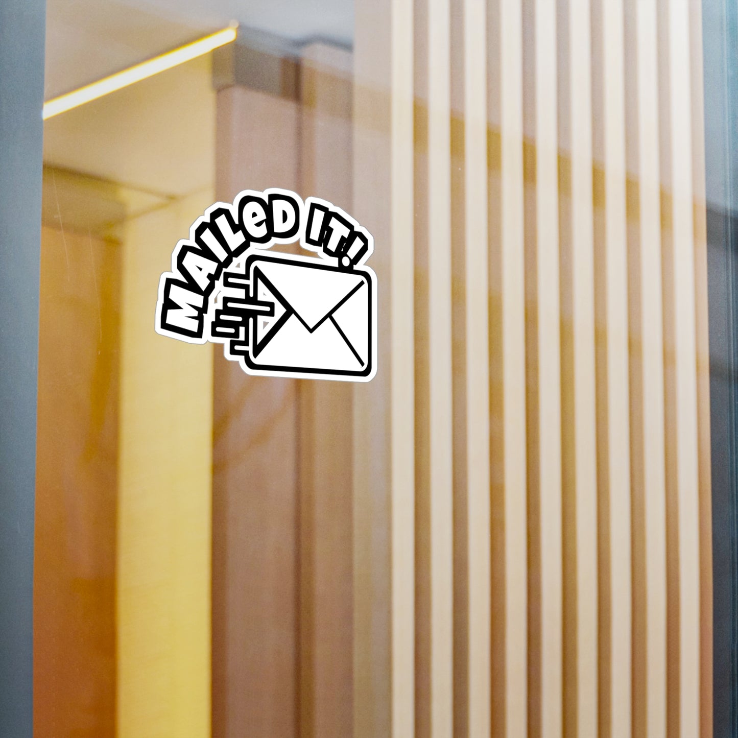 Mailed It | Postal worker Sticker | Funny postal worker Decals | Postman Laptop Sticker | Postal worker Gift | Funny postal worker Gift