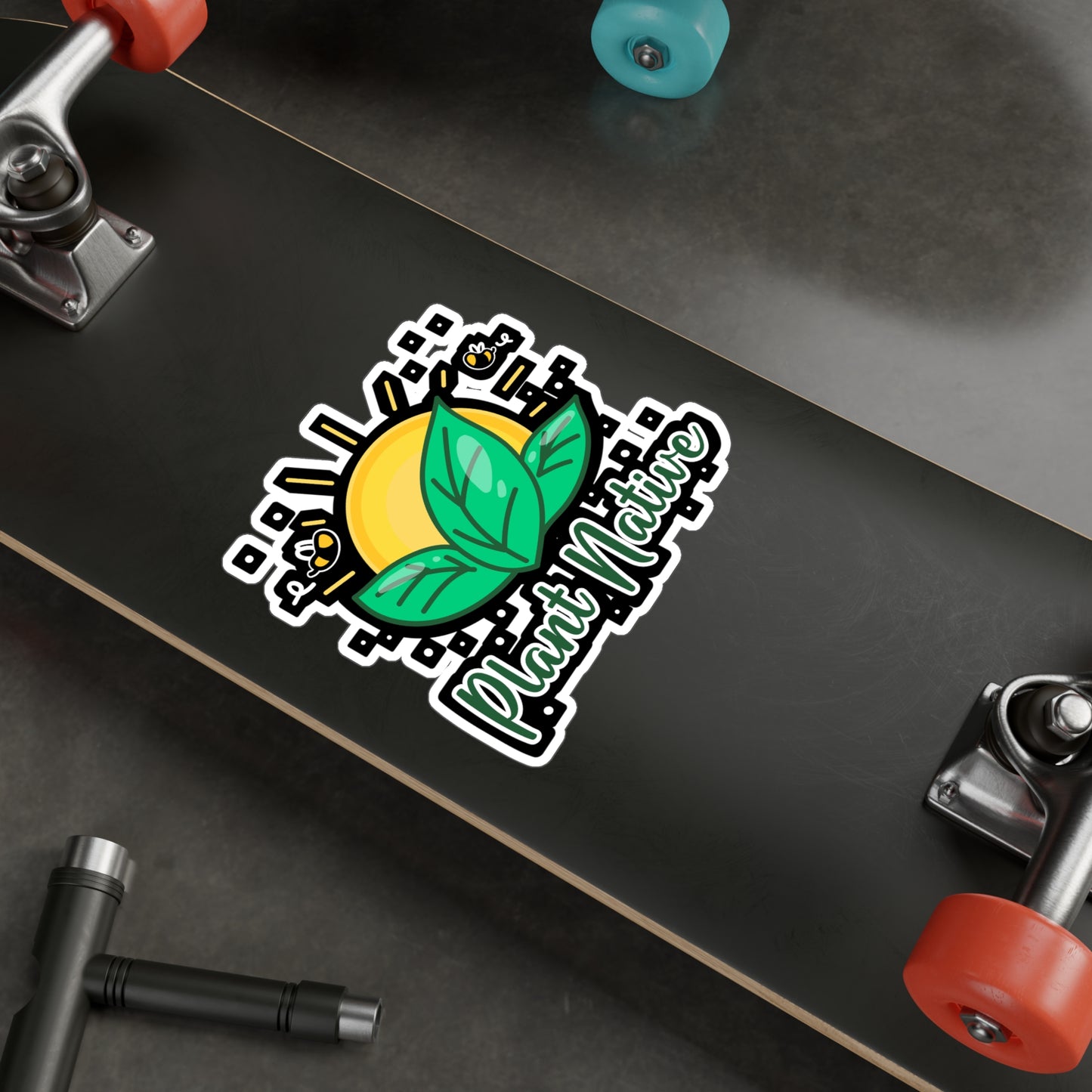 Plant Native - Gardening Sticker for Laptop Sticker. Water Bottle Sticker, Vinyl Greenhouse Decal - Gardening Gift