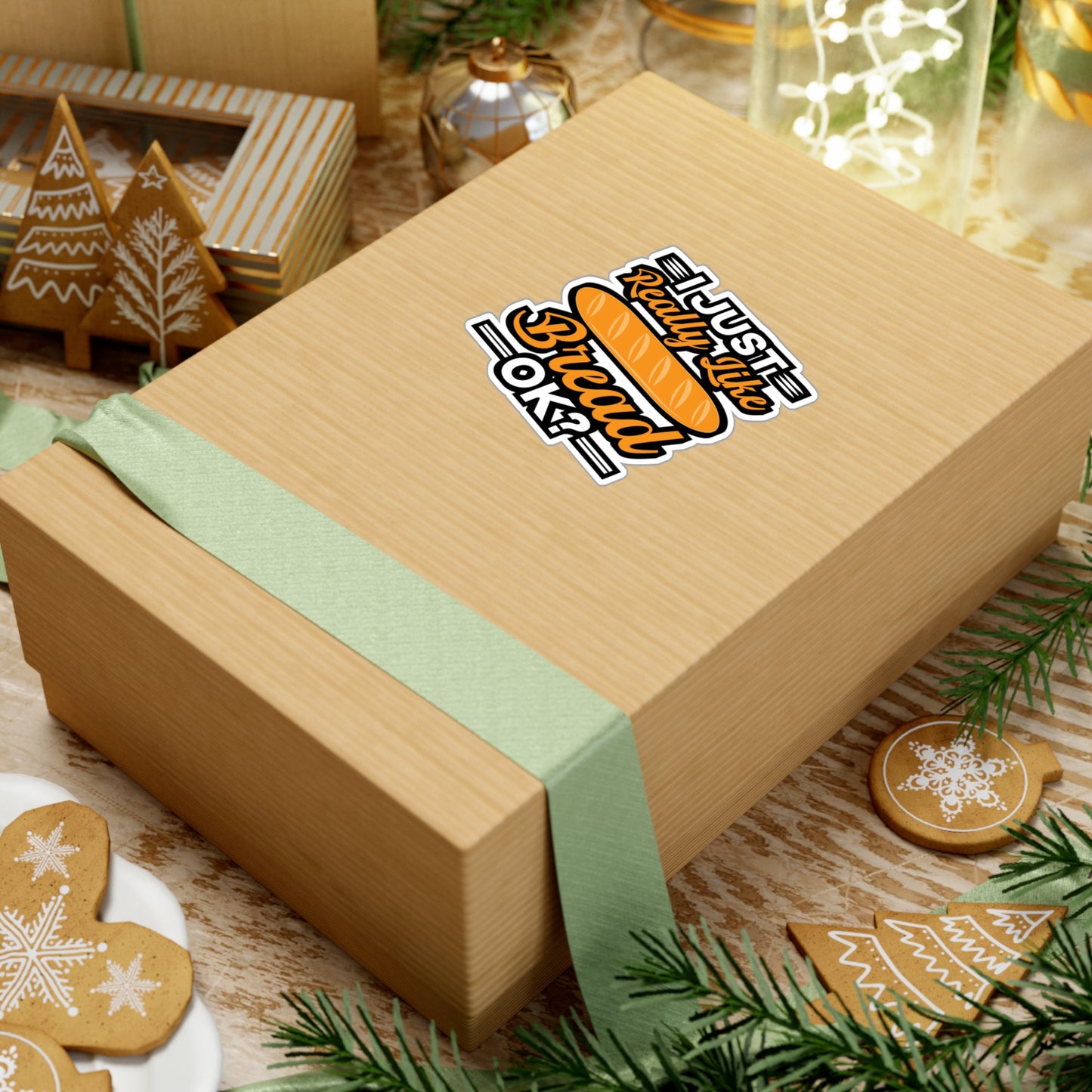 I Just Really Like Bread ok? - Baking Sticker for Laptop Sticker. Water Bottle Sticker, Vinyl Baker Decal - Baking Gift