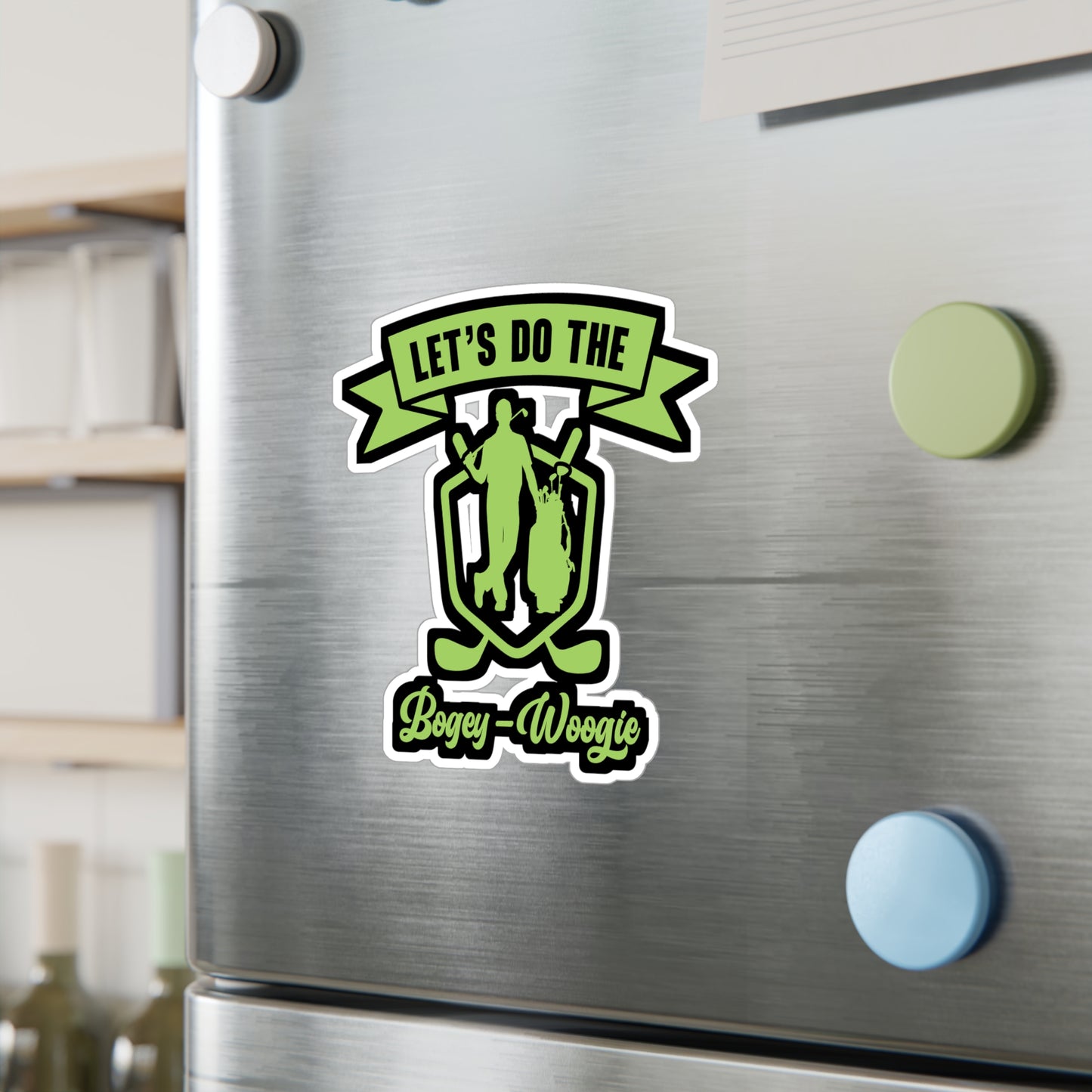 Bogey Woogie - Golf Sticker for Car Window Laptop Sticker. Water Bottle Sticker, Vinyl Golfing Decal, Golfer Sticker - Golf Gift