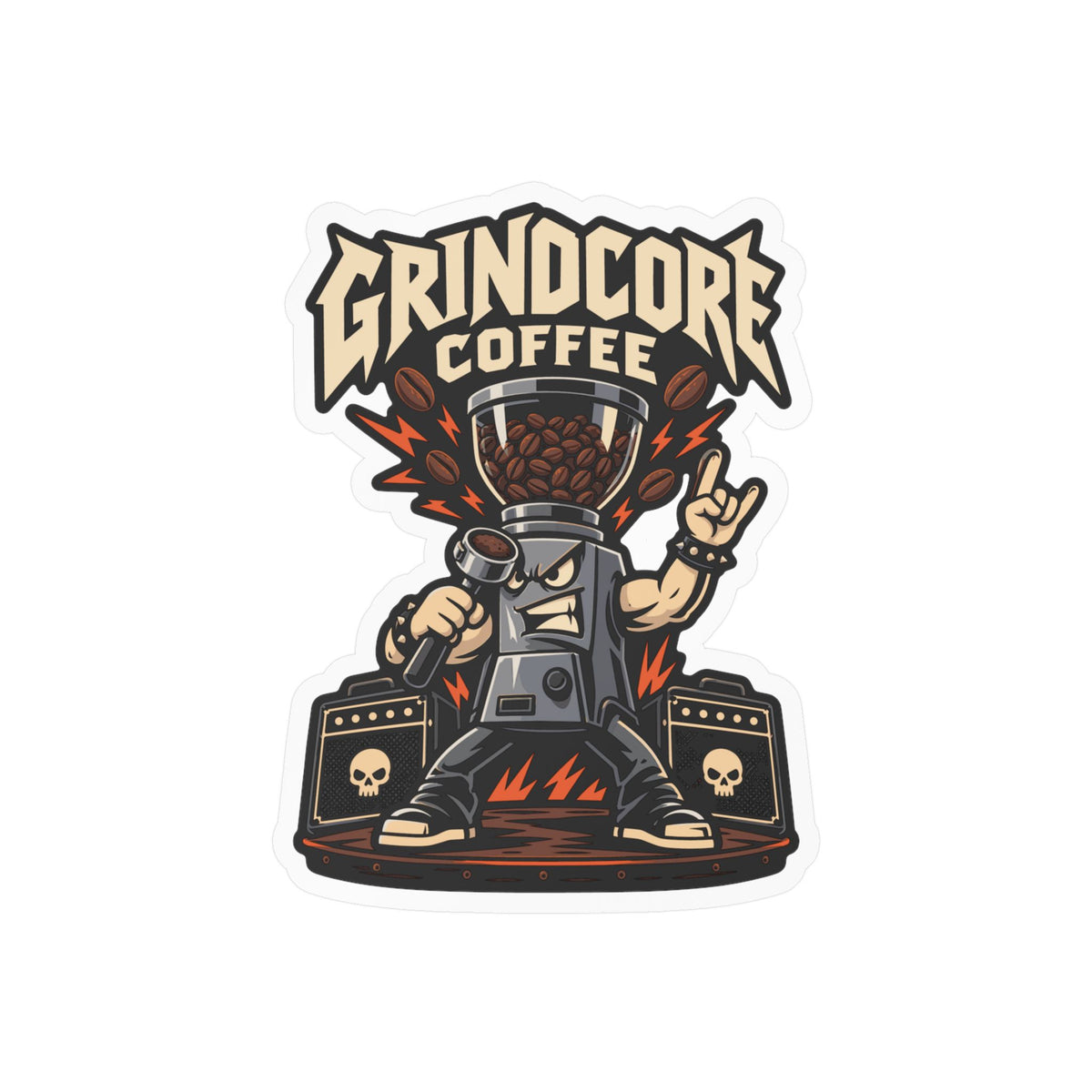 Espresso Sticker - GrindCore Coffee Decals for Your Grinder and Digital Scale